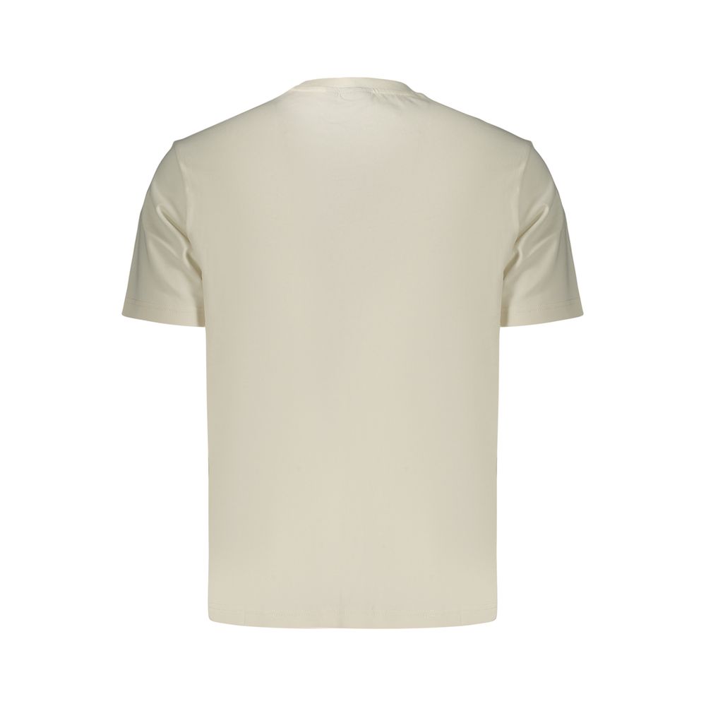 White Cotton Men's T-Shirt
