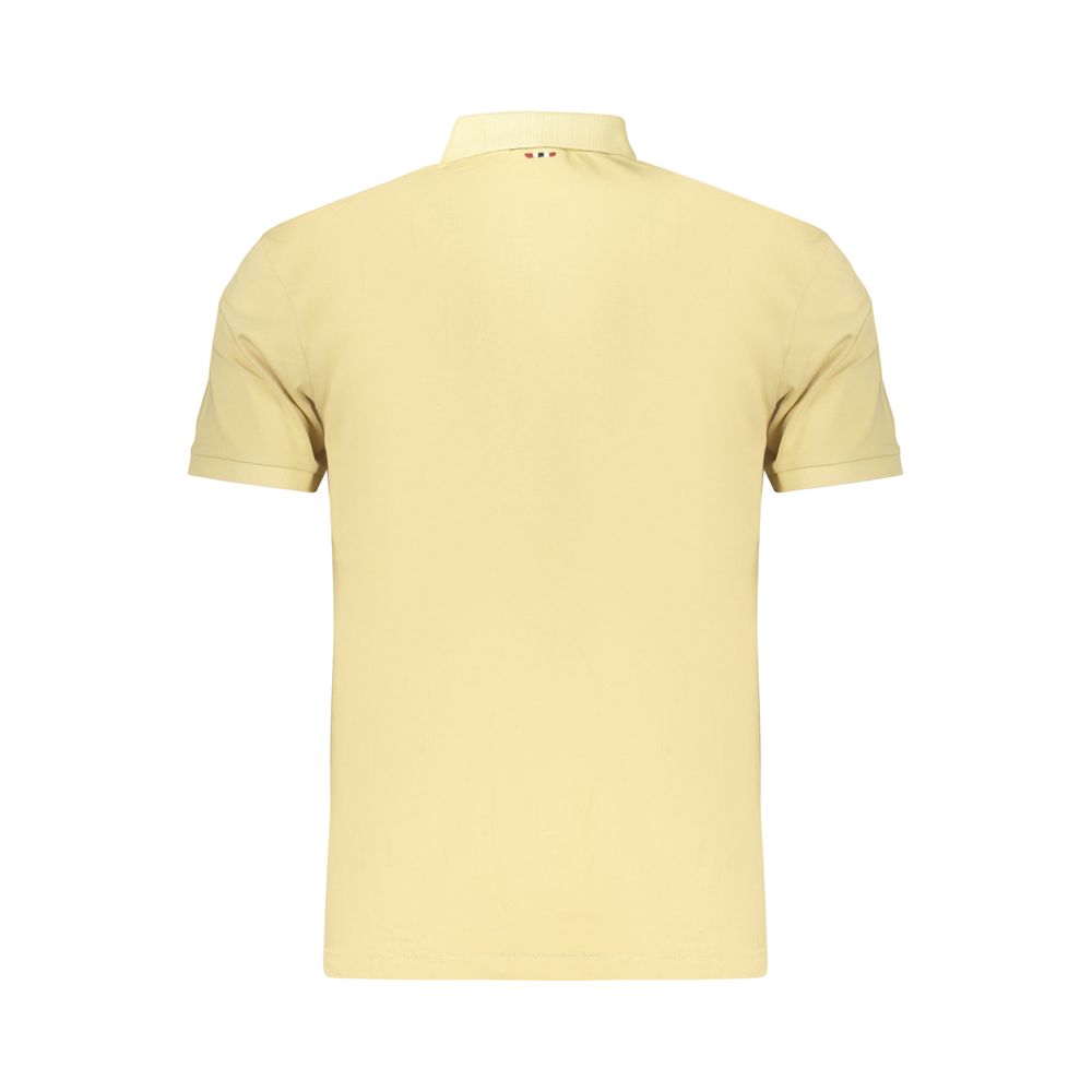Beige Cotton Men's Polo