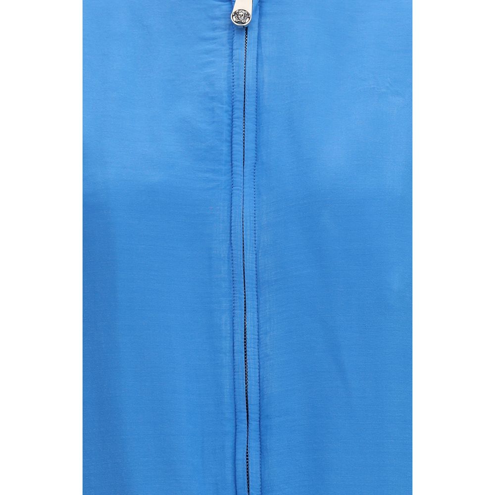Blue Silk Bomber