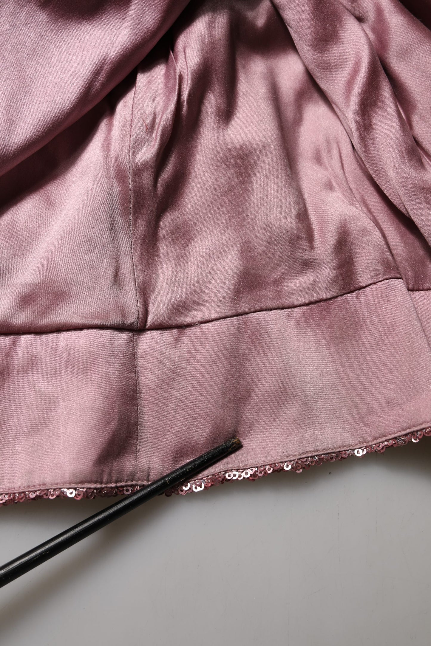 Pink Embellished Sequined Evening Gown Dress