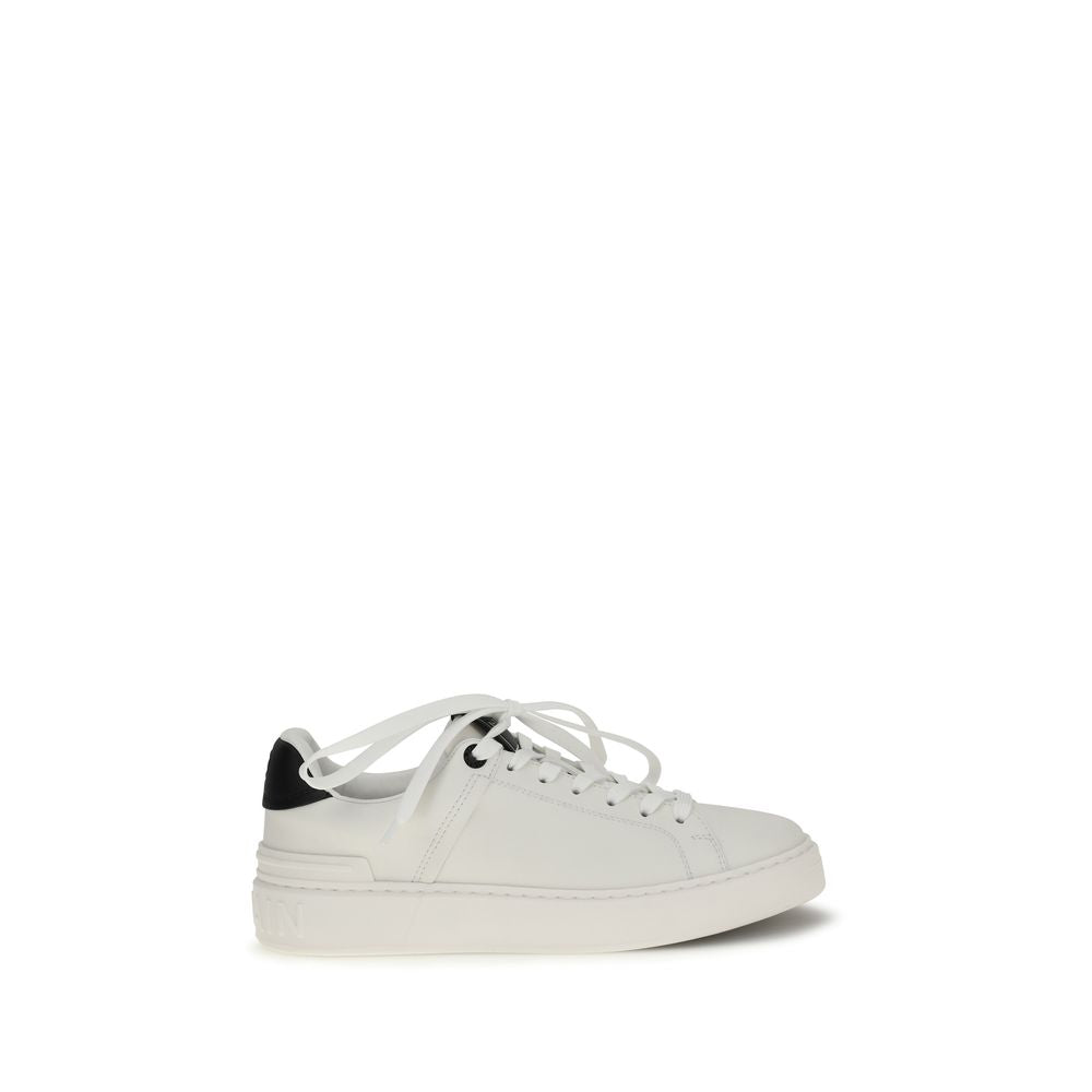 Black Calf Leather Bos Taurus Low Top Sneakers
