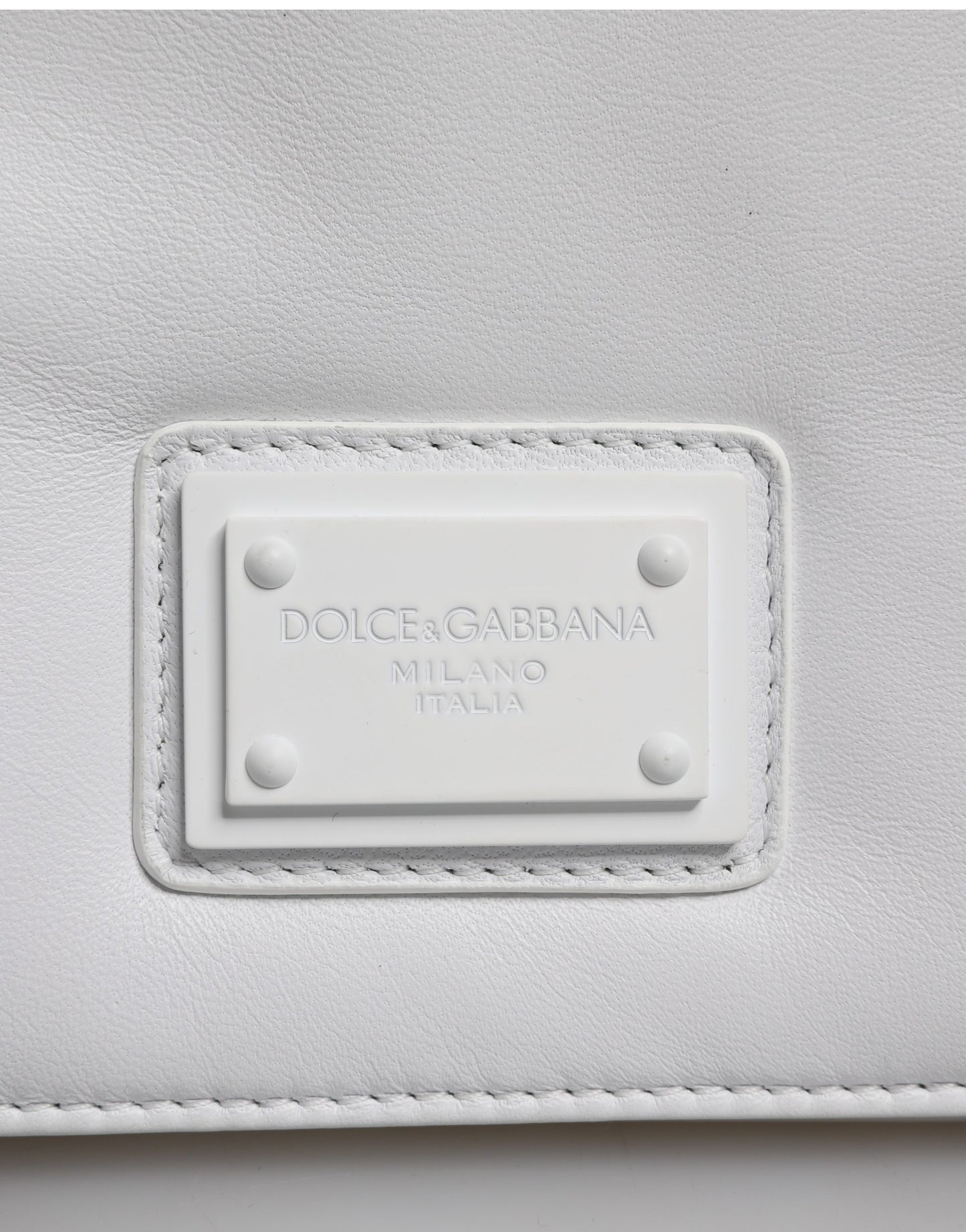 White Logo Plaque Crossbody Shoulder Borse Women Bag