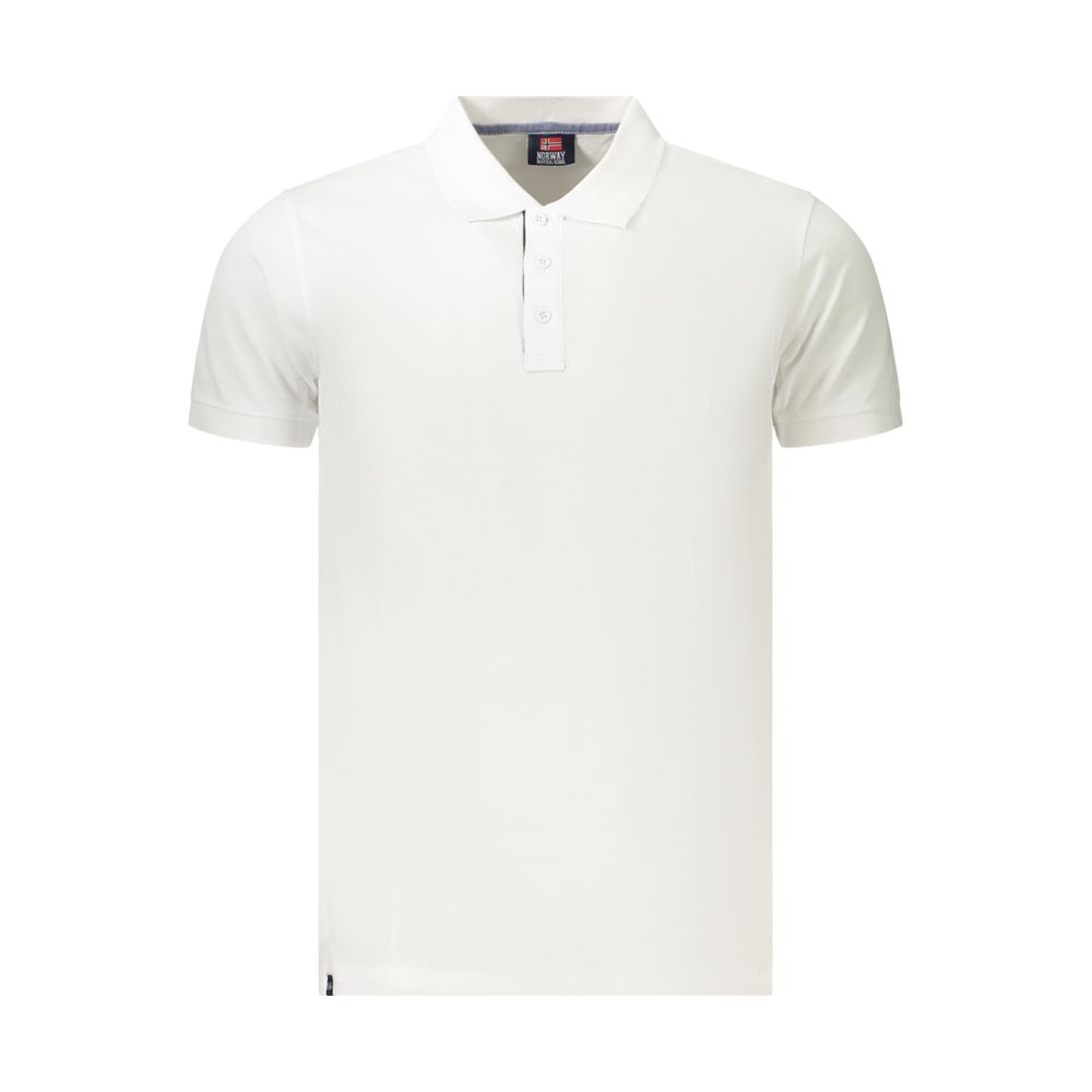 White Cotton Men's Polo Shirt