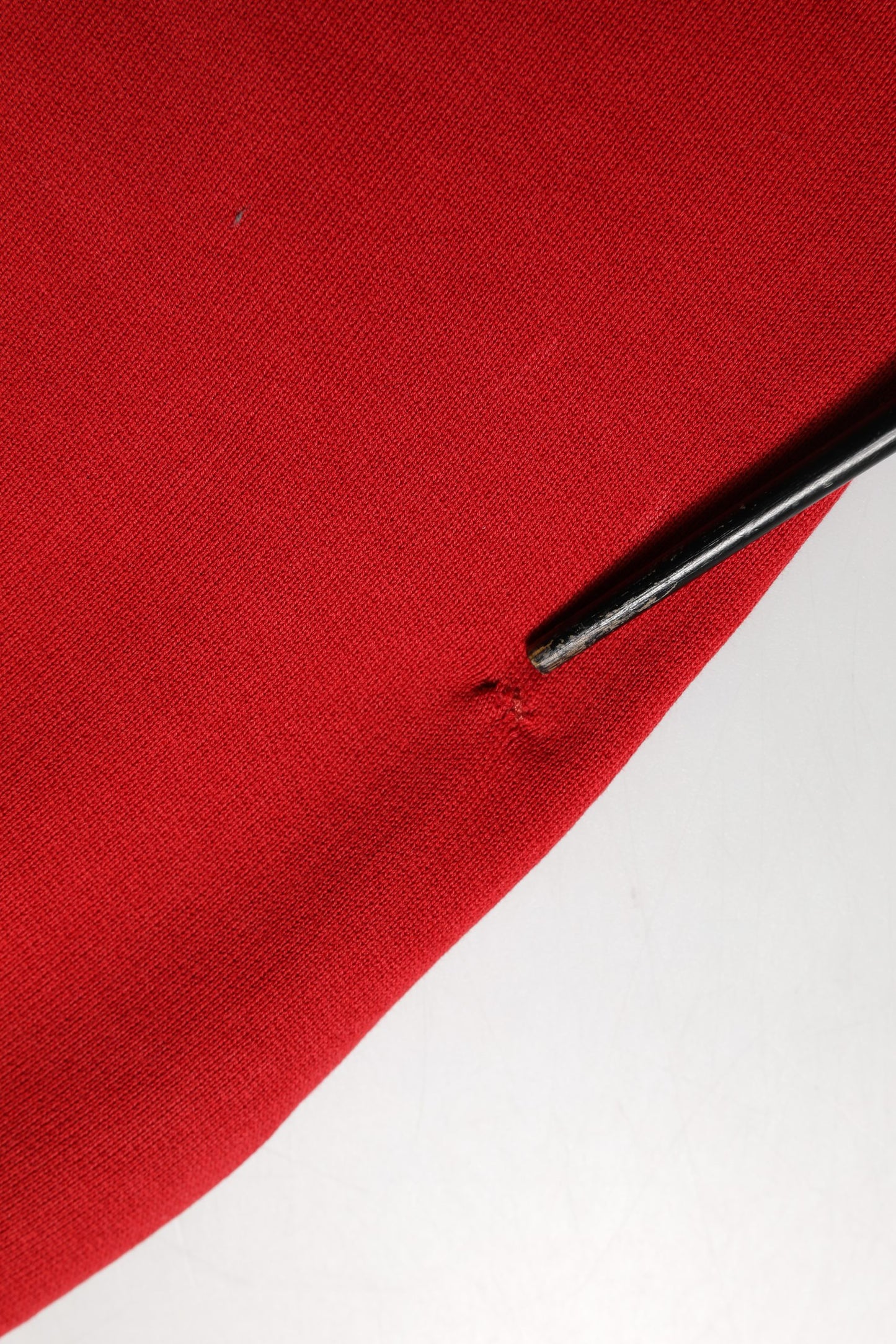 Red Cotton Cropped Basilico Sweatshirt Sweater