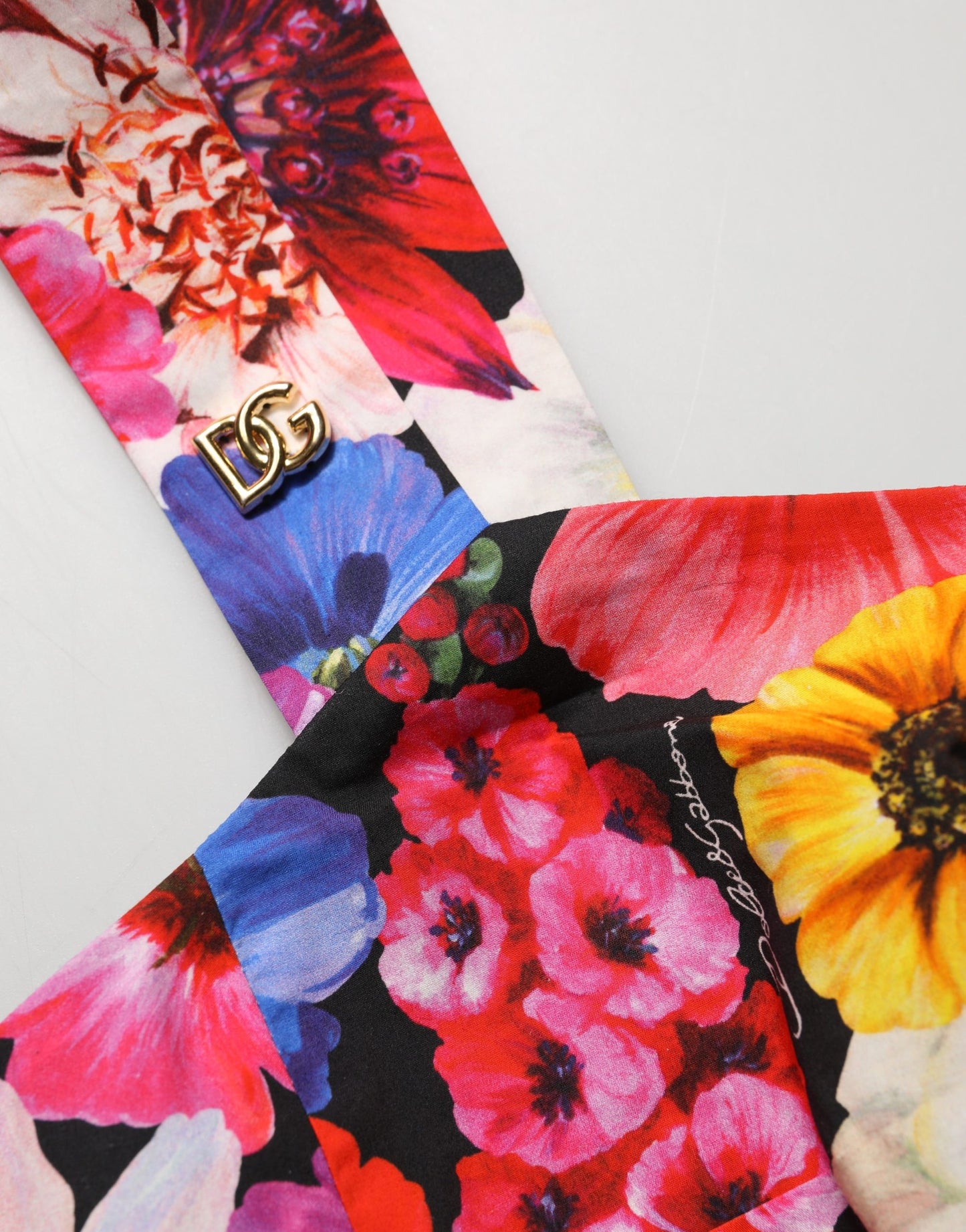 Multicolor Floral Cropped Bustier Tank Top