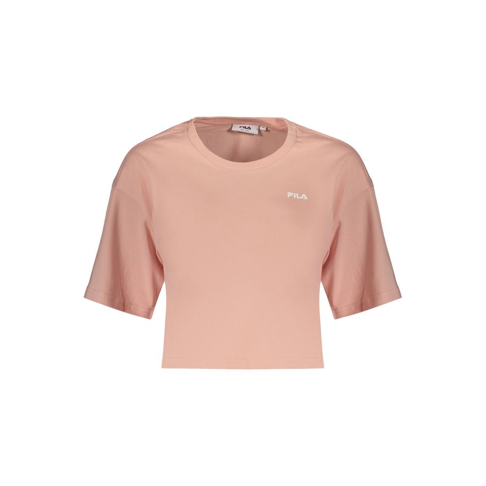 Pink Cotton Women's T-Shirt