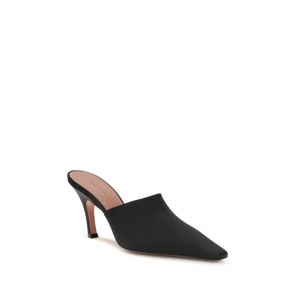 Black Silk Sandals