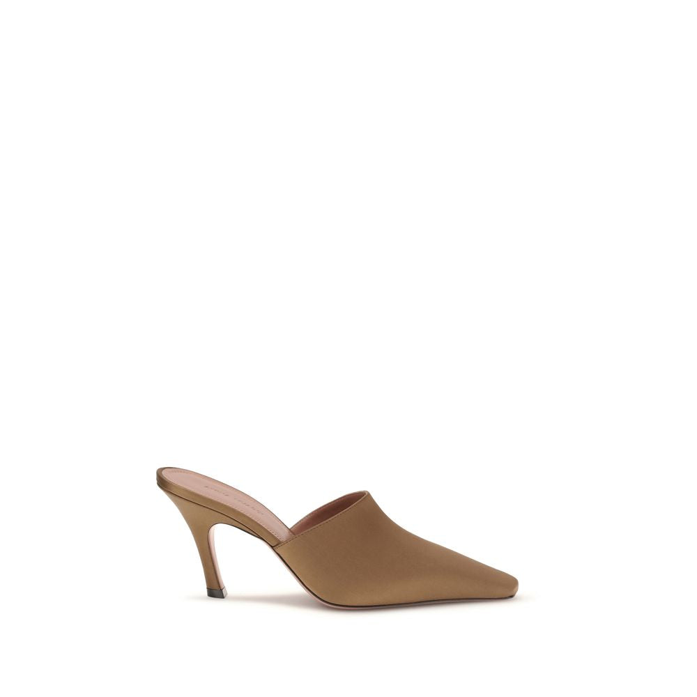Brown Silk Sandals