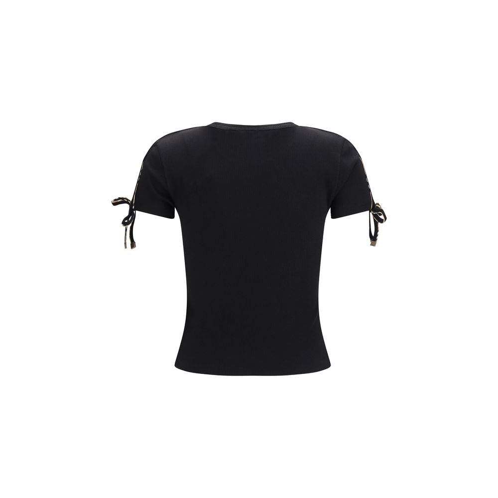 Black Cotton T-Shirt