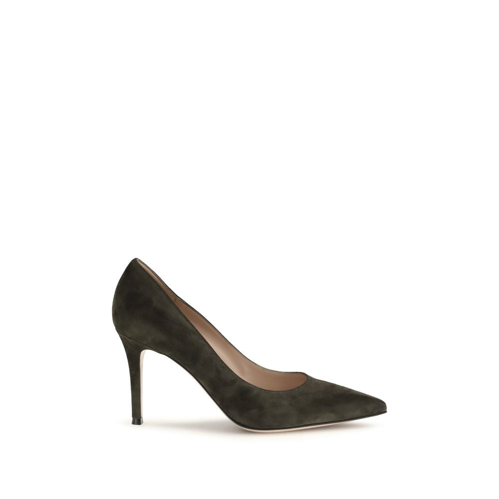 Bicolor Calf Leather Bos Taurus High Heel Pumps