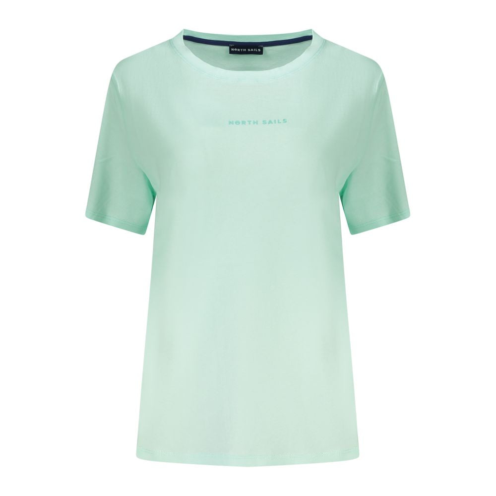 Green Cotton Women's T-Shirt