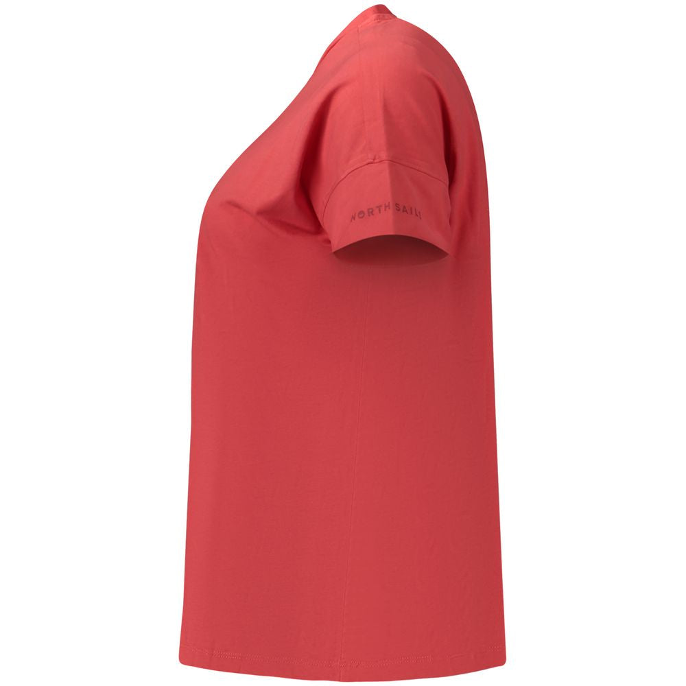 Red Cotton Women's T-Shirt