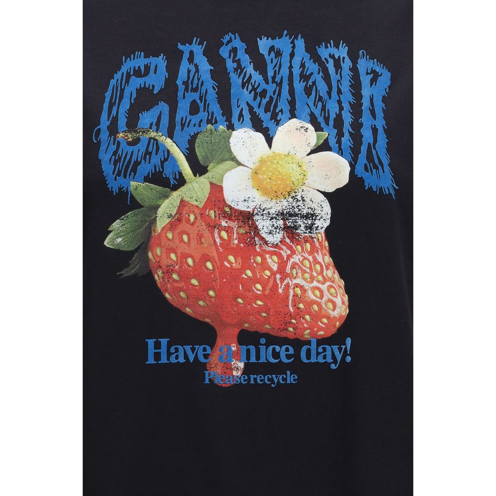 Black Cotton T-Shirt