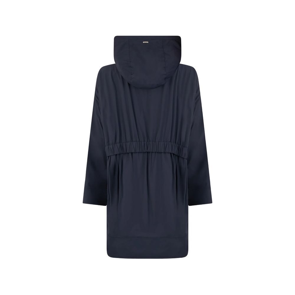 Blue Elastane Coat