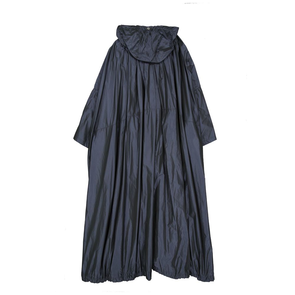 Blue Polyester Coat