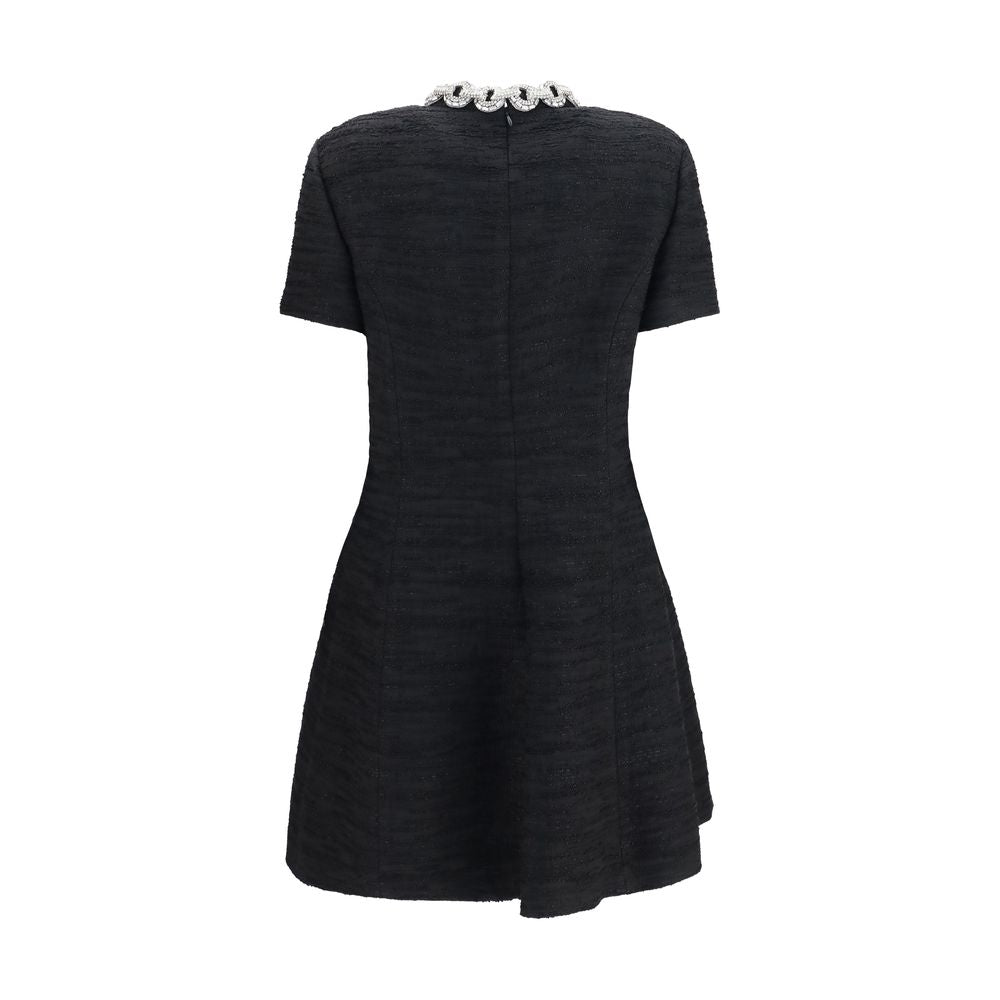 Black Cotton Cocktail Dress