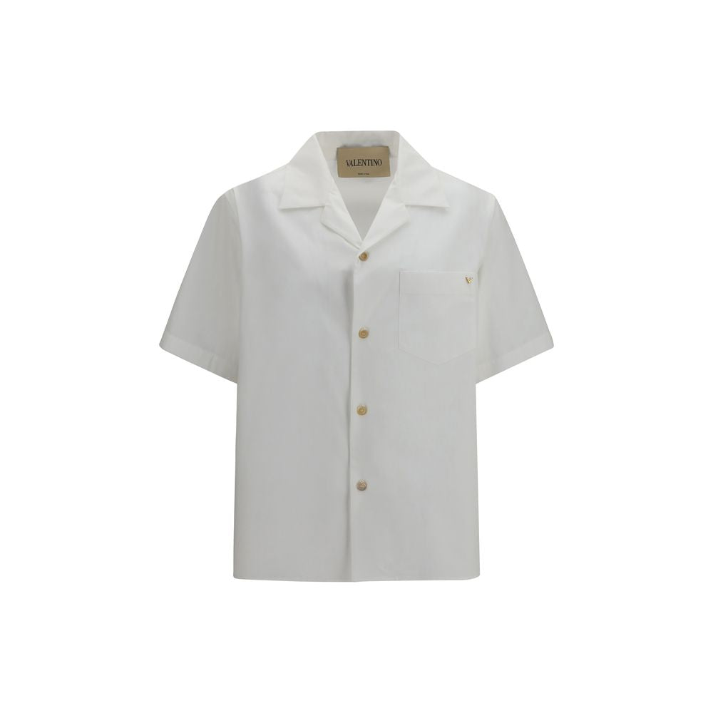 White Cotton Shortsleeve Shirt