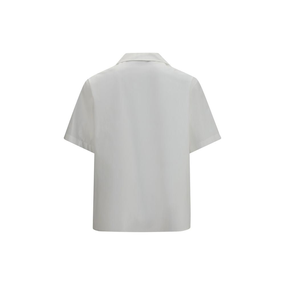 White Cotton Shortsleeve Shirt