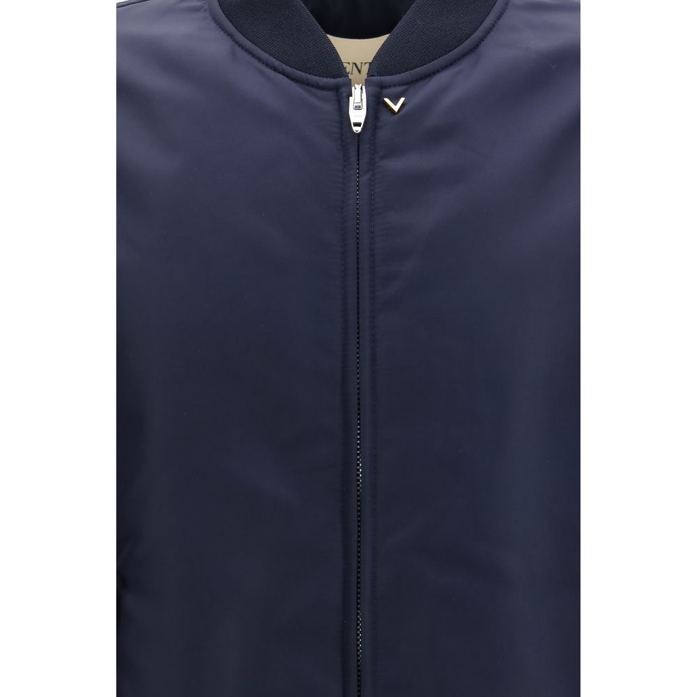 Blue Polyamide Bomber