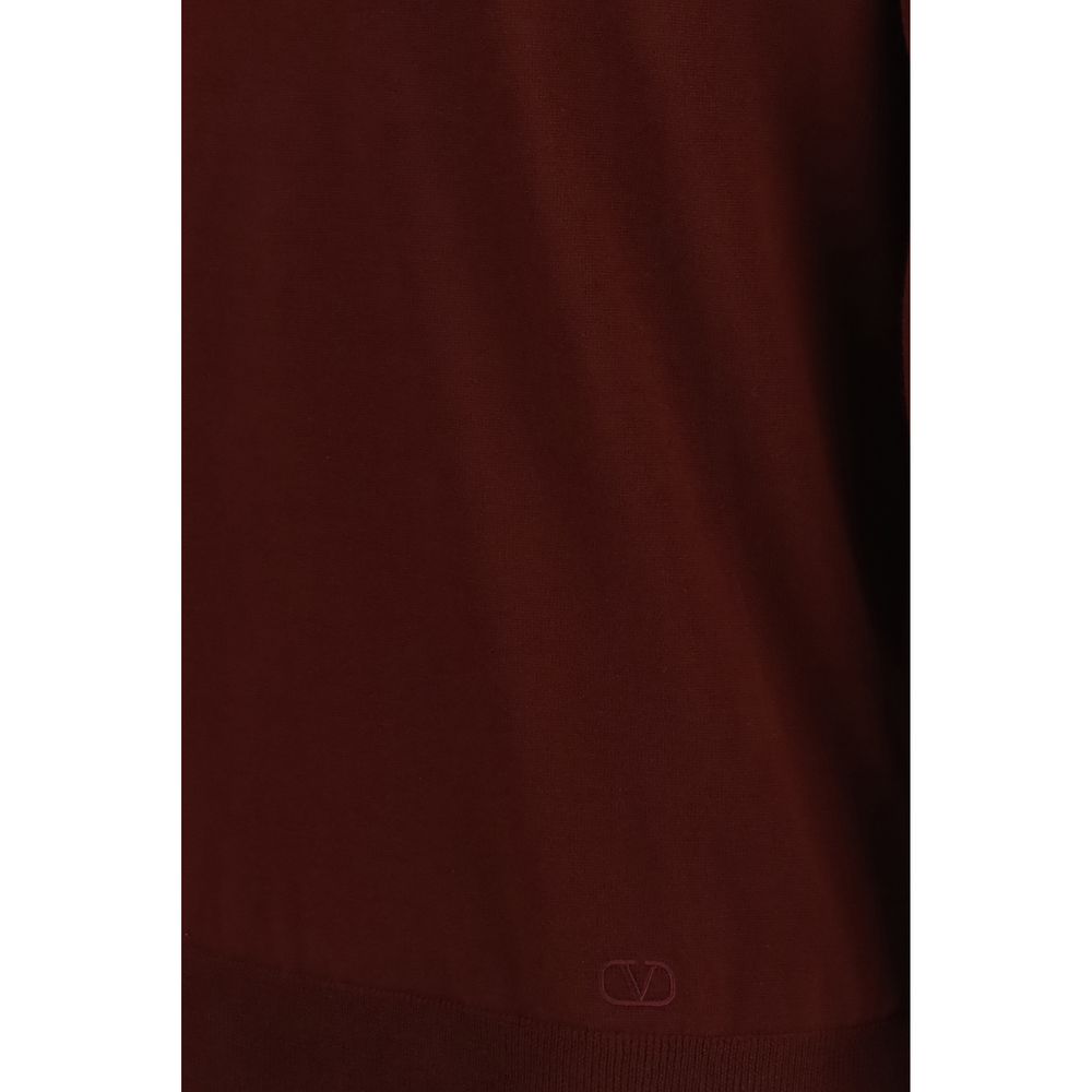 Bordeaux Wool Oves Aries Polo Shirt