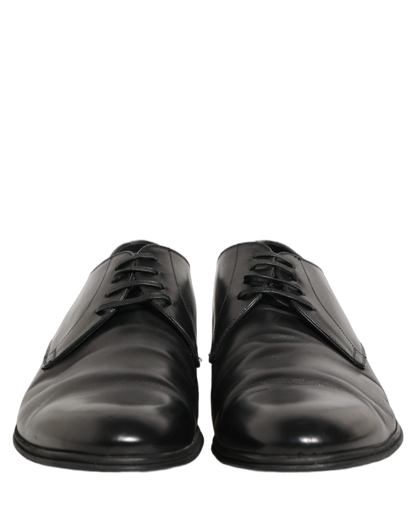 Black Leather Men Derby Dress Formal Shoes