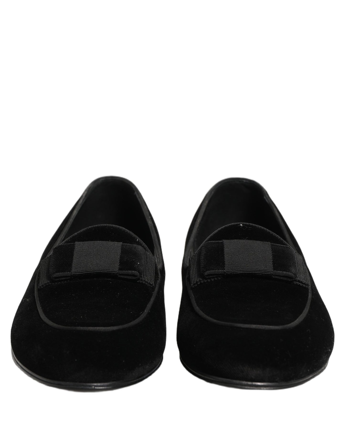 Black Velvet Loafers Formal Men Dress Shoes