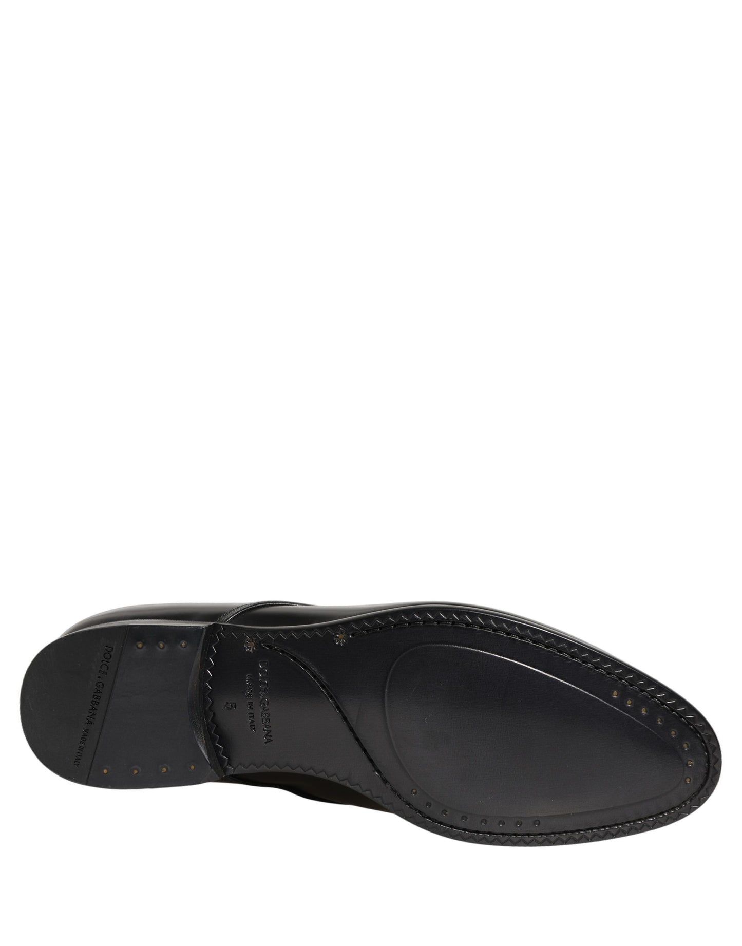 Black Leather Lace Up Derby Dress Shoes