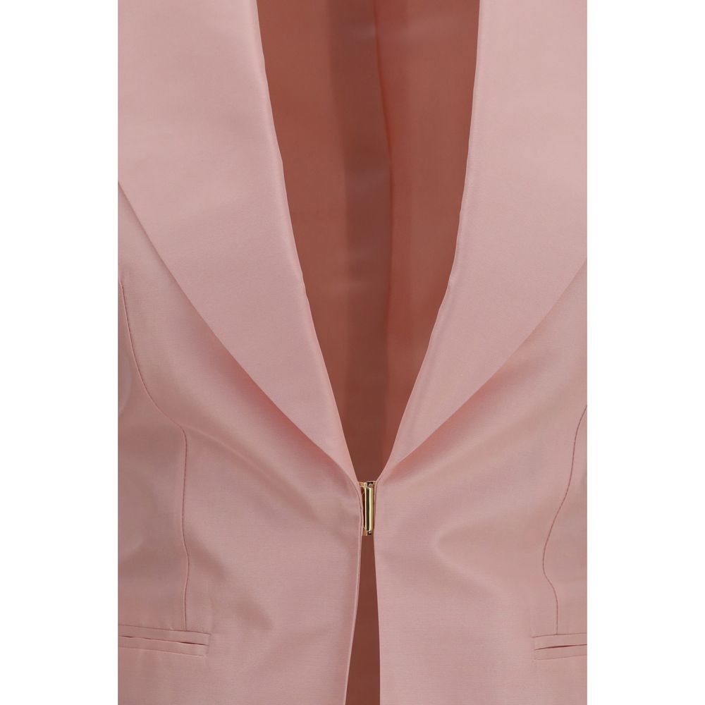 Multicolor Silk Full-Length Jacket