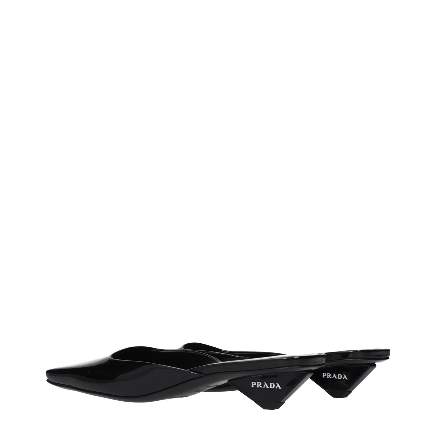 Black Leather Flat Sandals