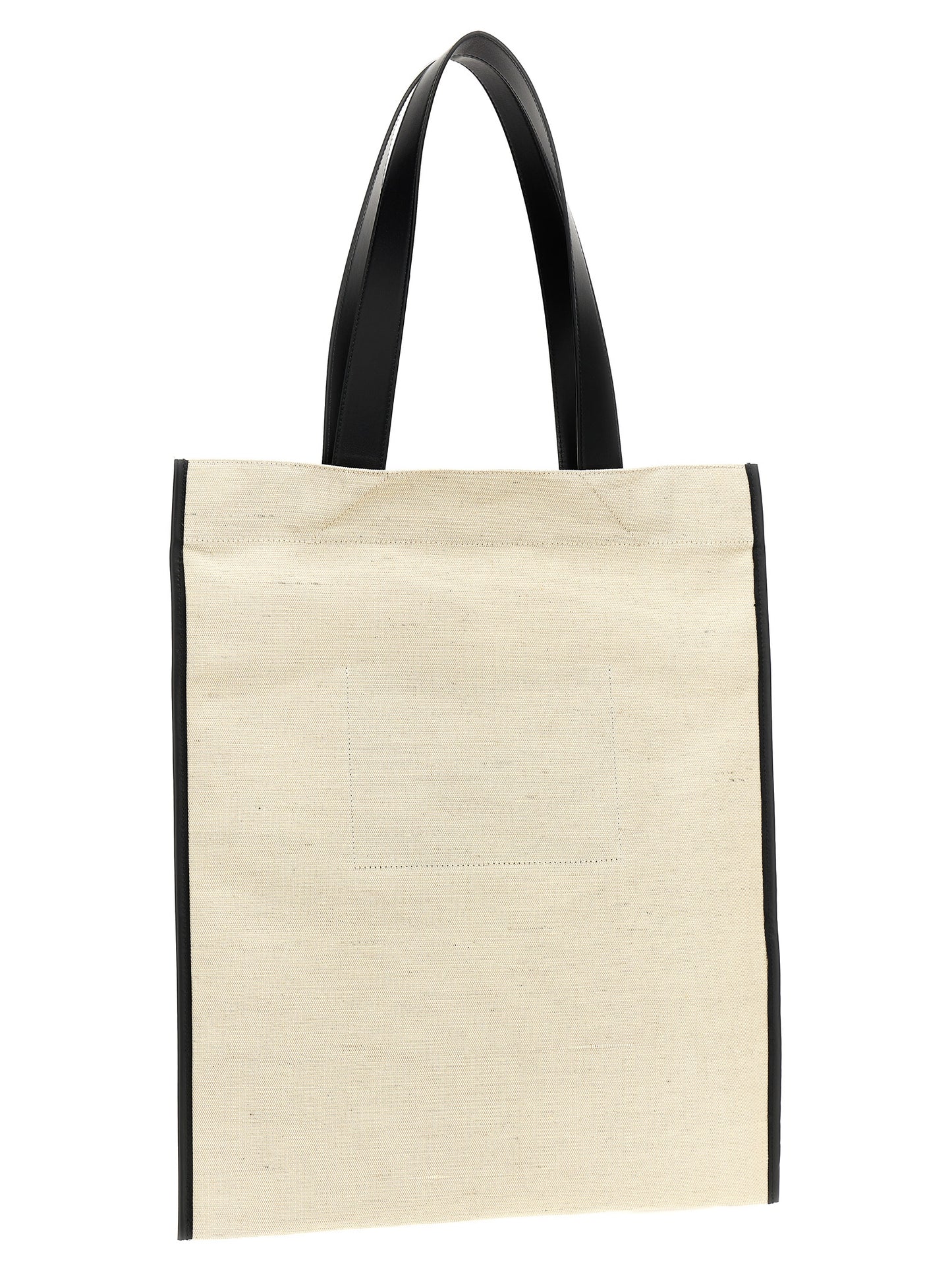 Bicolor Jute Tote Bag