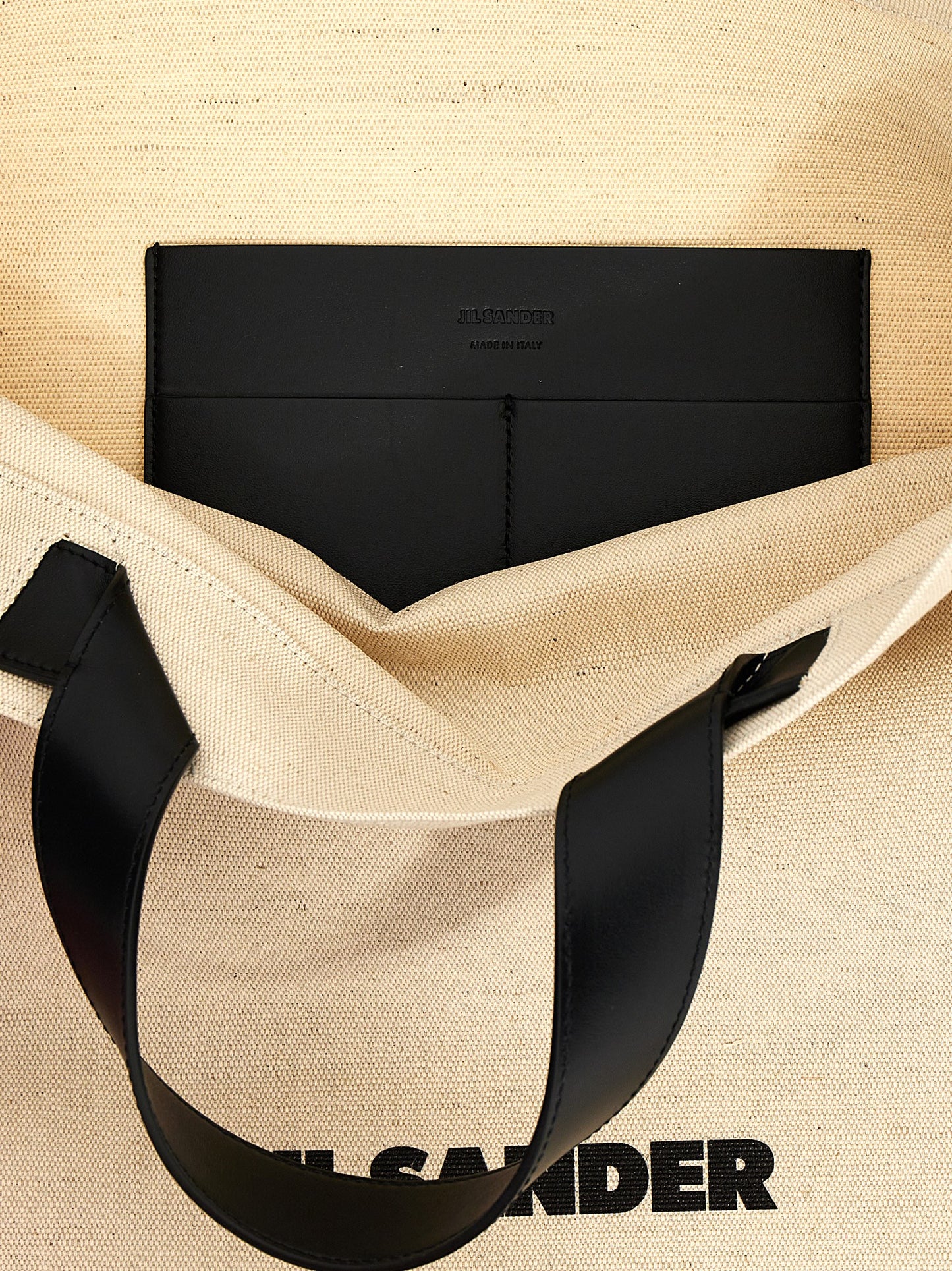 Bicolor Jute Tote Bag