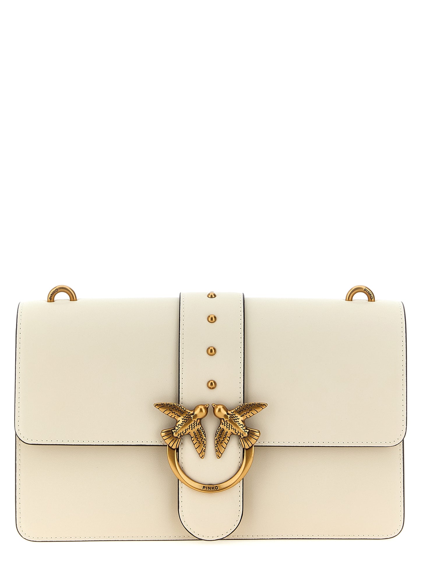 White Goatskin Crossbody Bag