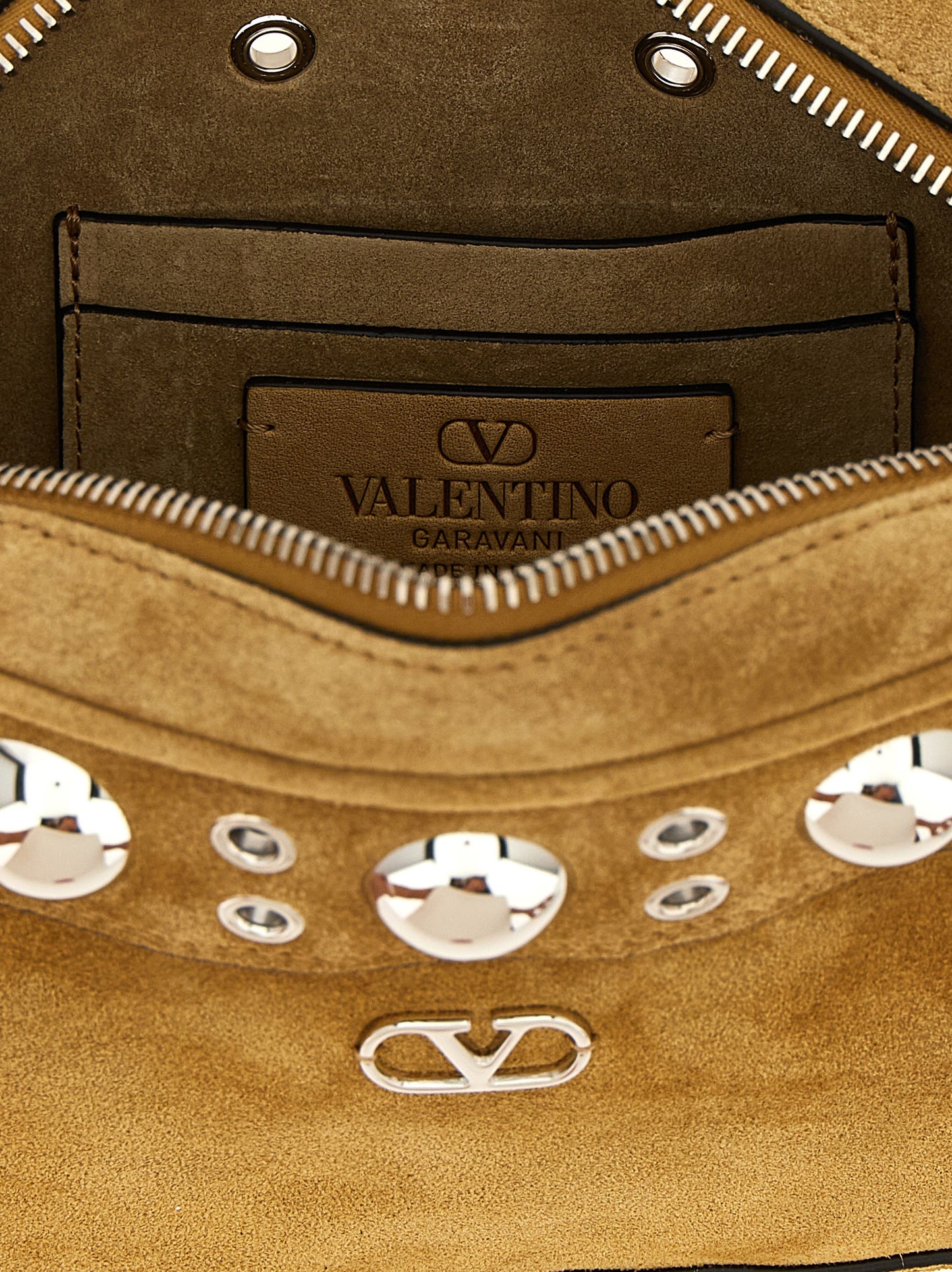 Beige Cowhide Crossbody Bag