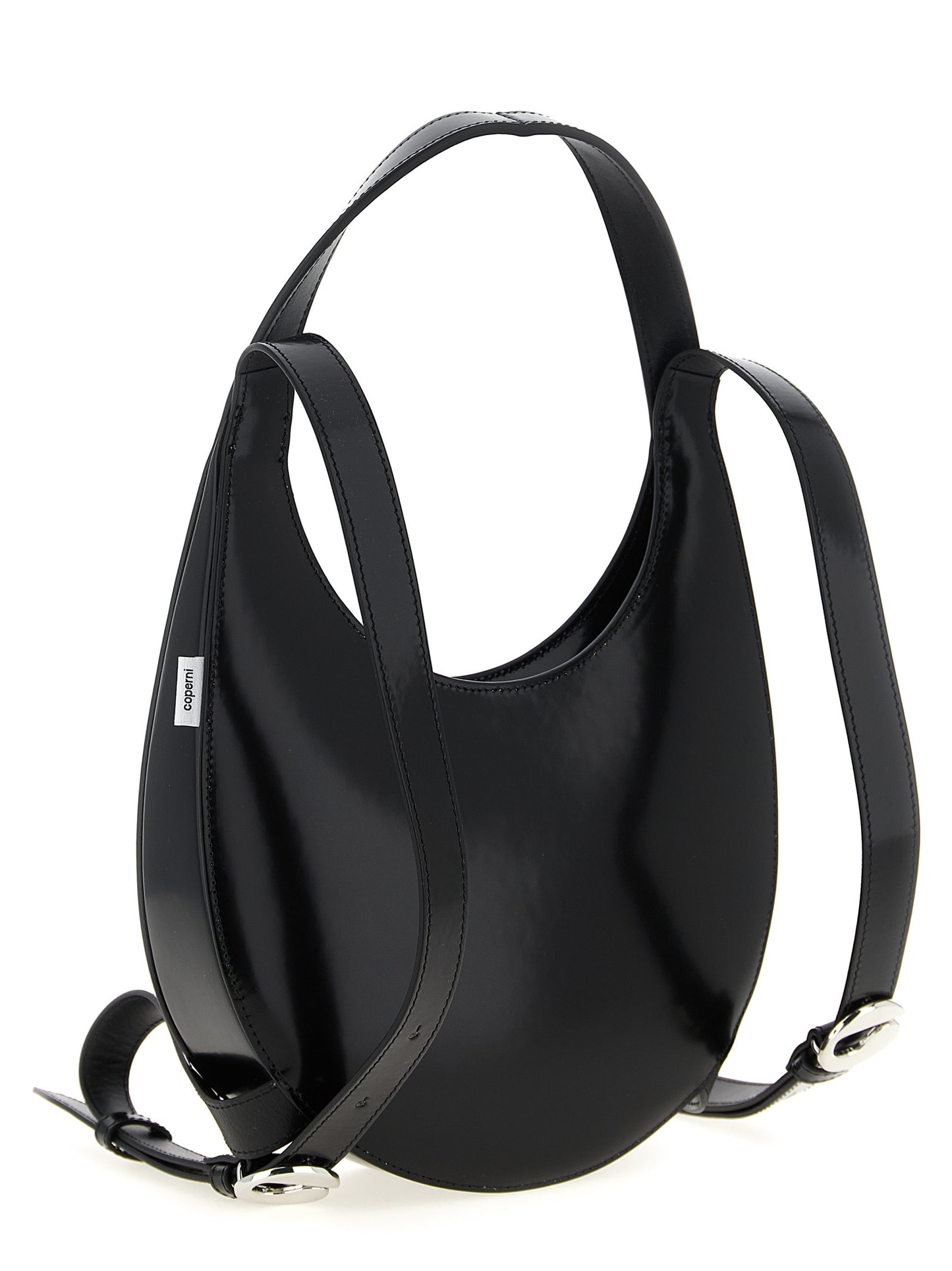 Black Cowhide Backpack