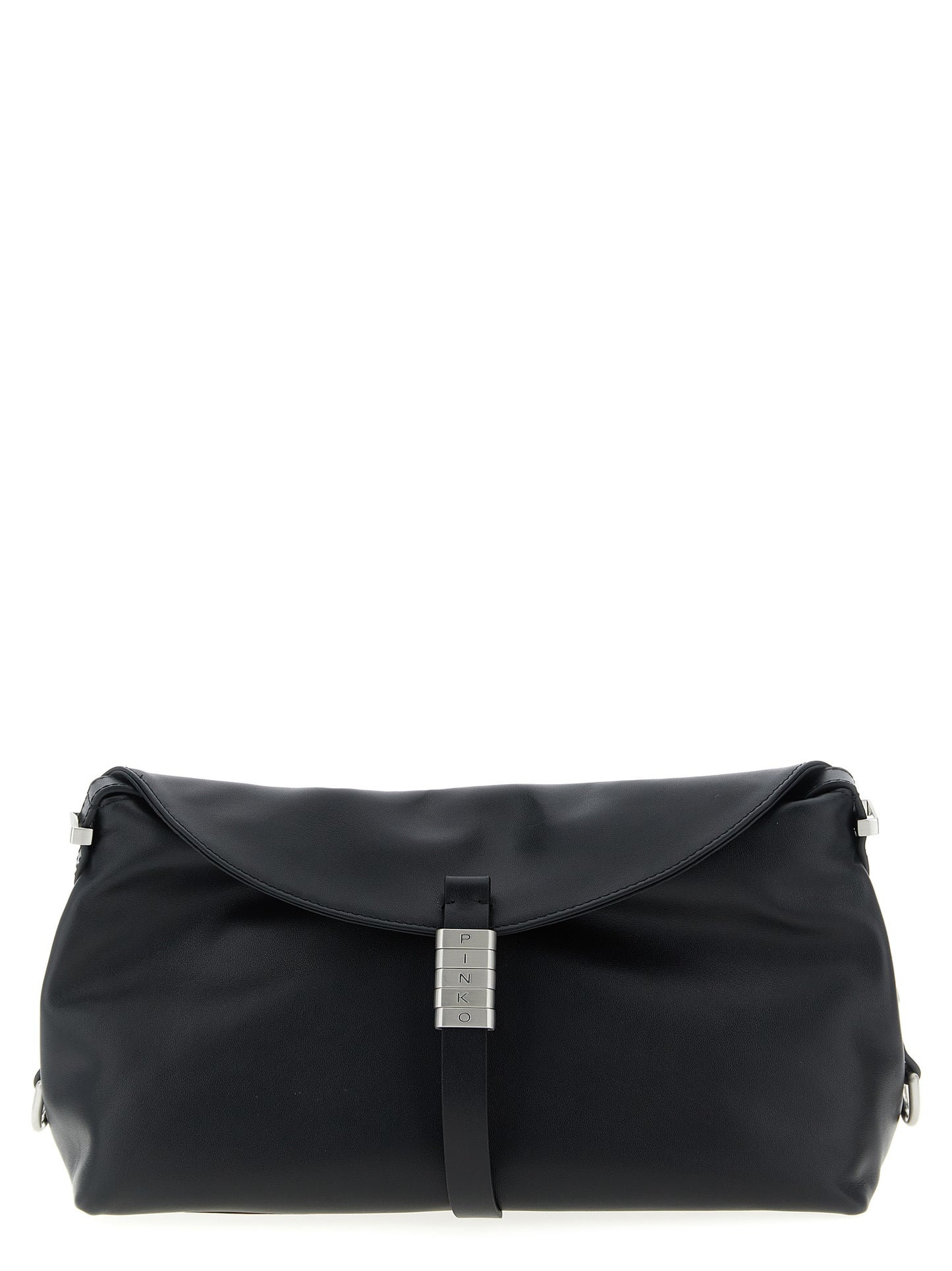 Black Goatskin Shoulder Bag