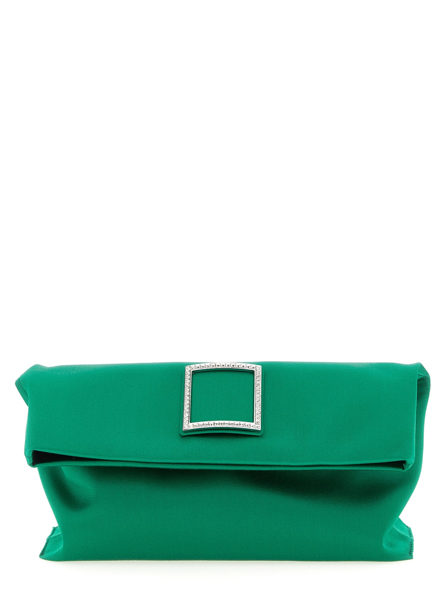 Bicolor Viscose Clutch Bag