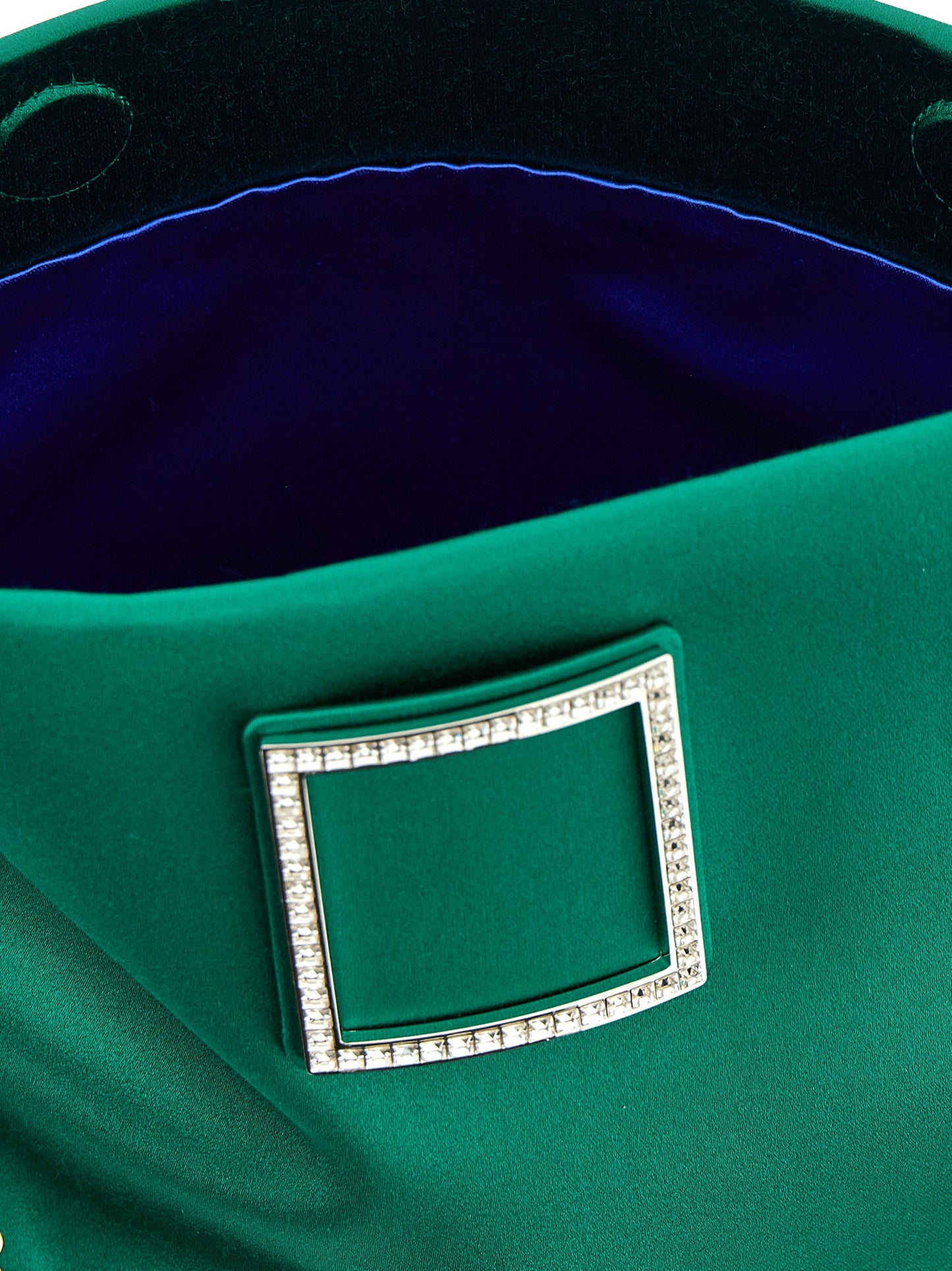 Bicolor Viscose Clutch Bag