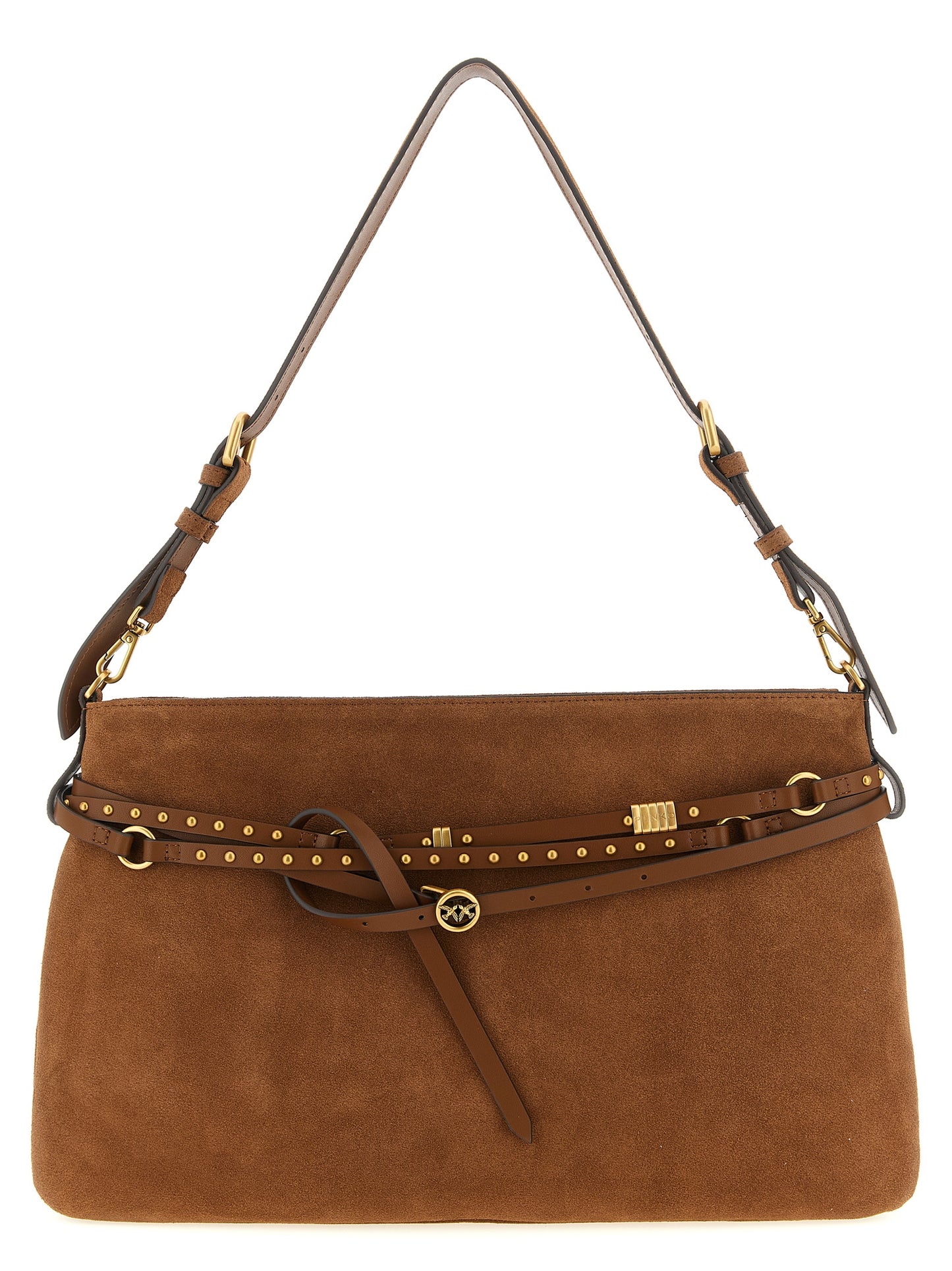 Brown Cowhide Shoulder Bag