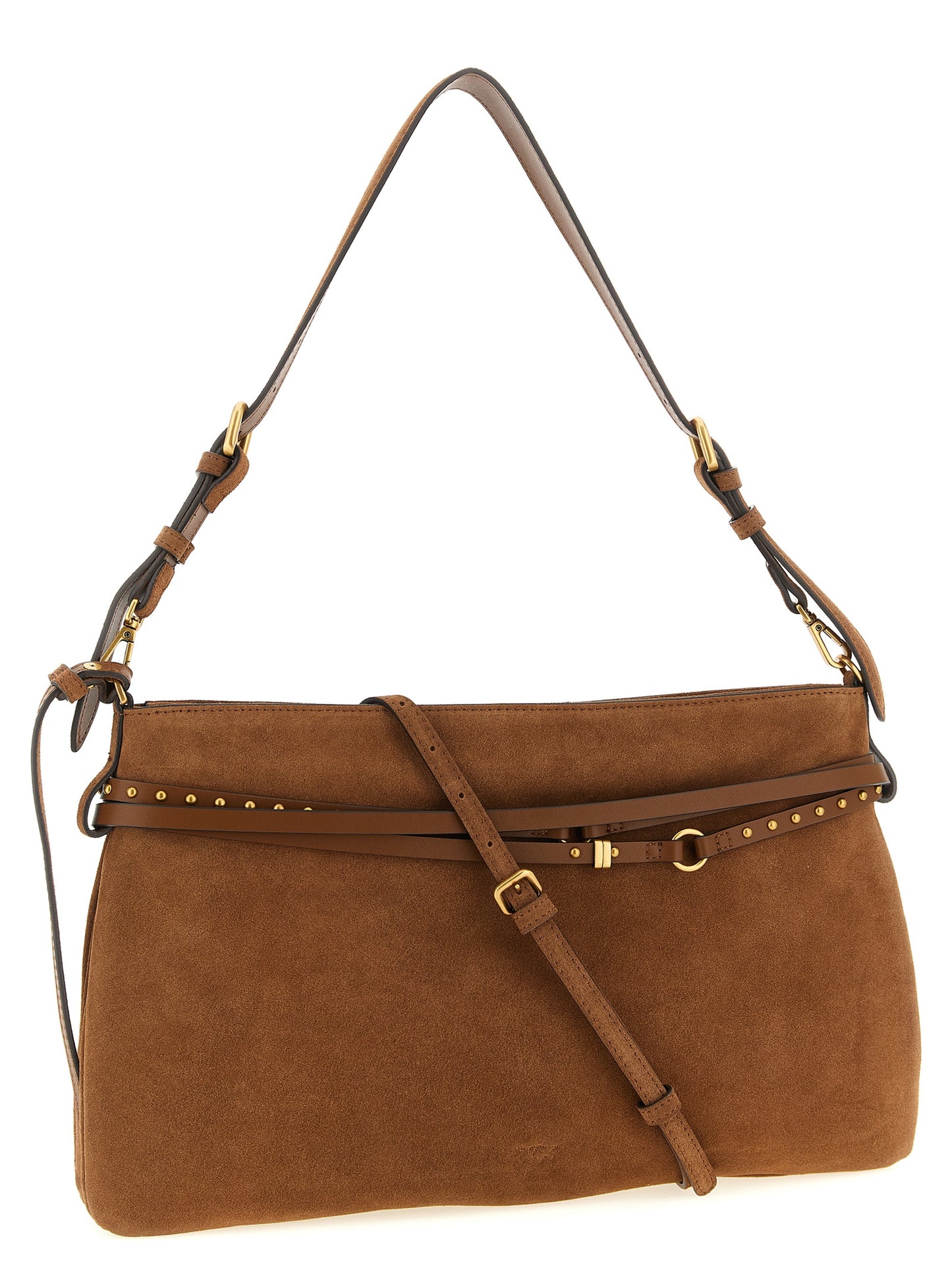 Brown Cowhide Shoulder Bag