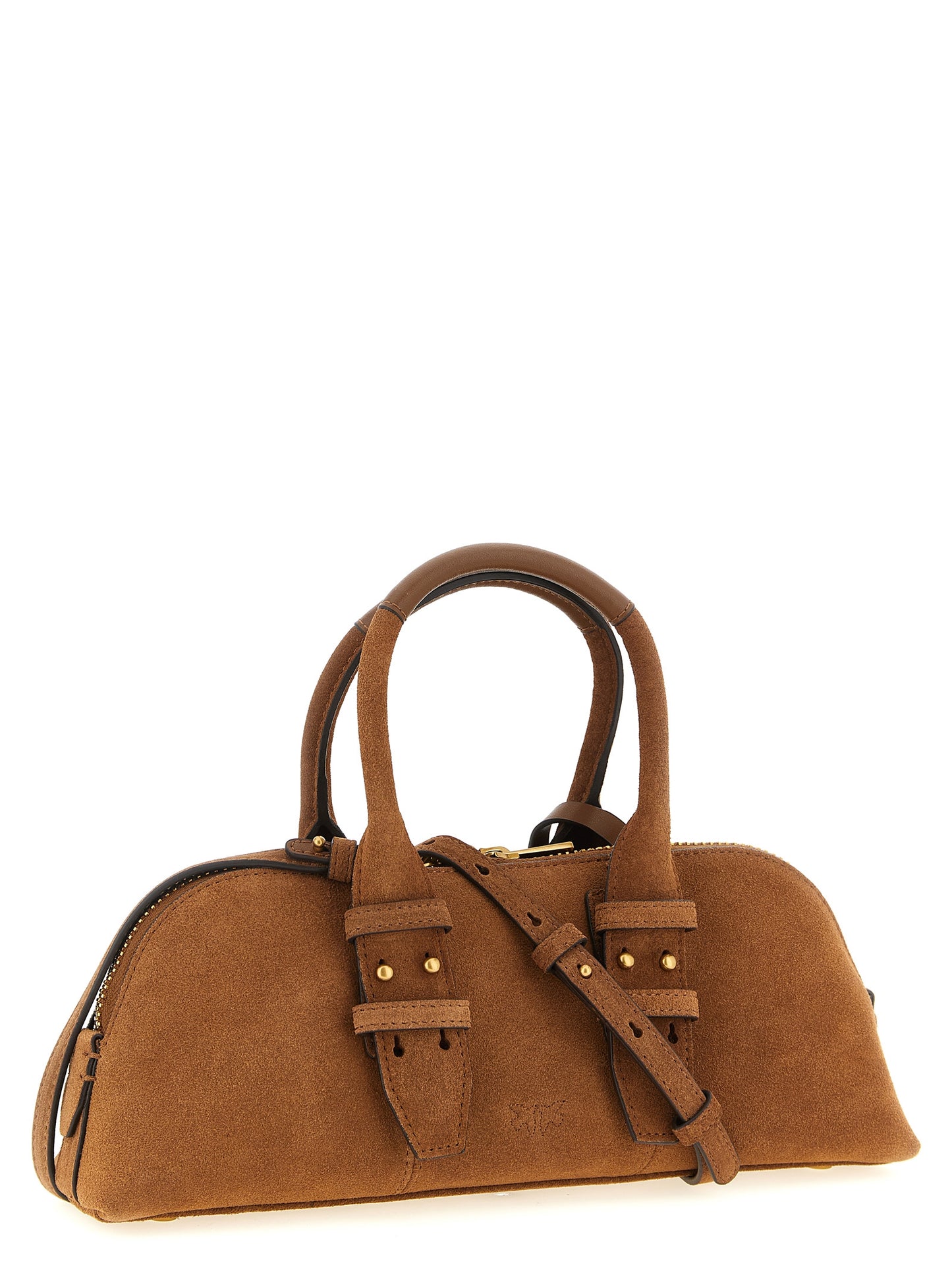 Brown Cowhide Shoulder Bag