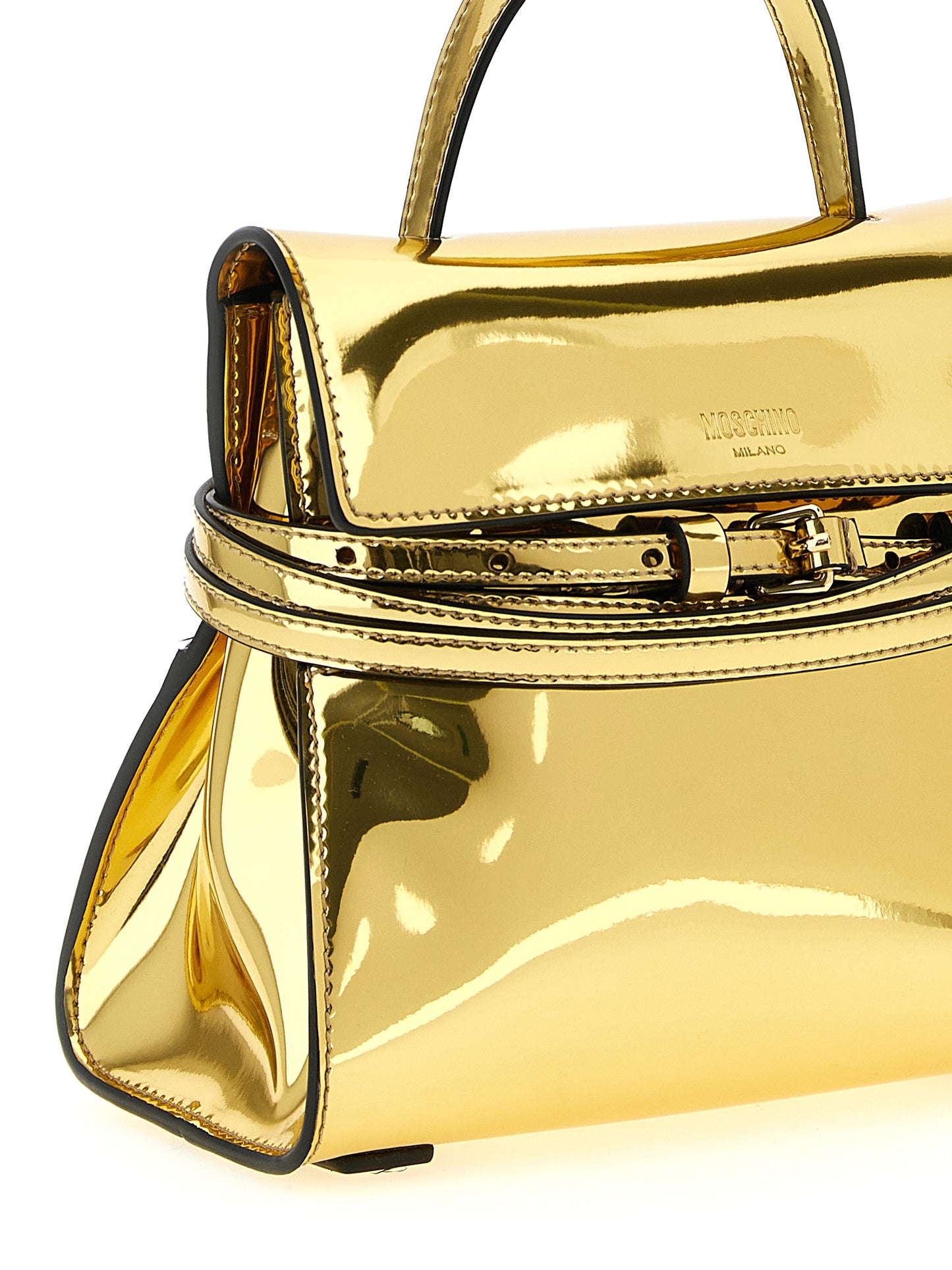 Gold Polyethylene Handbag