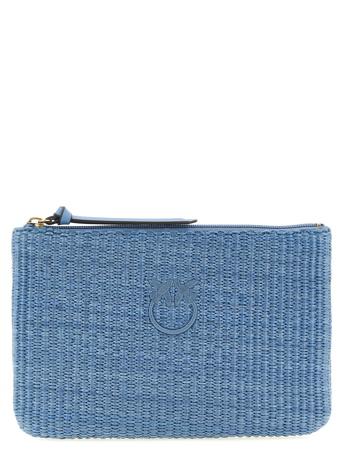 Blue Polypropylene Clutch Bag