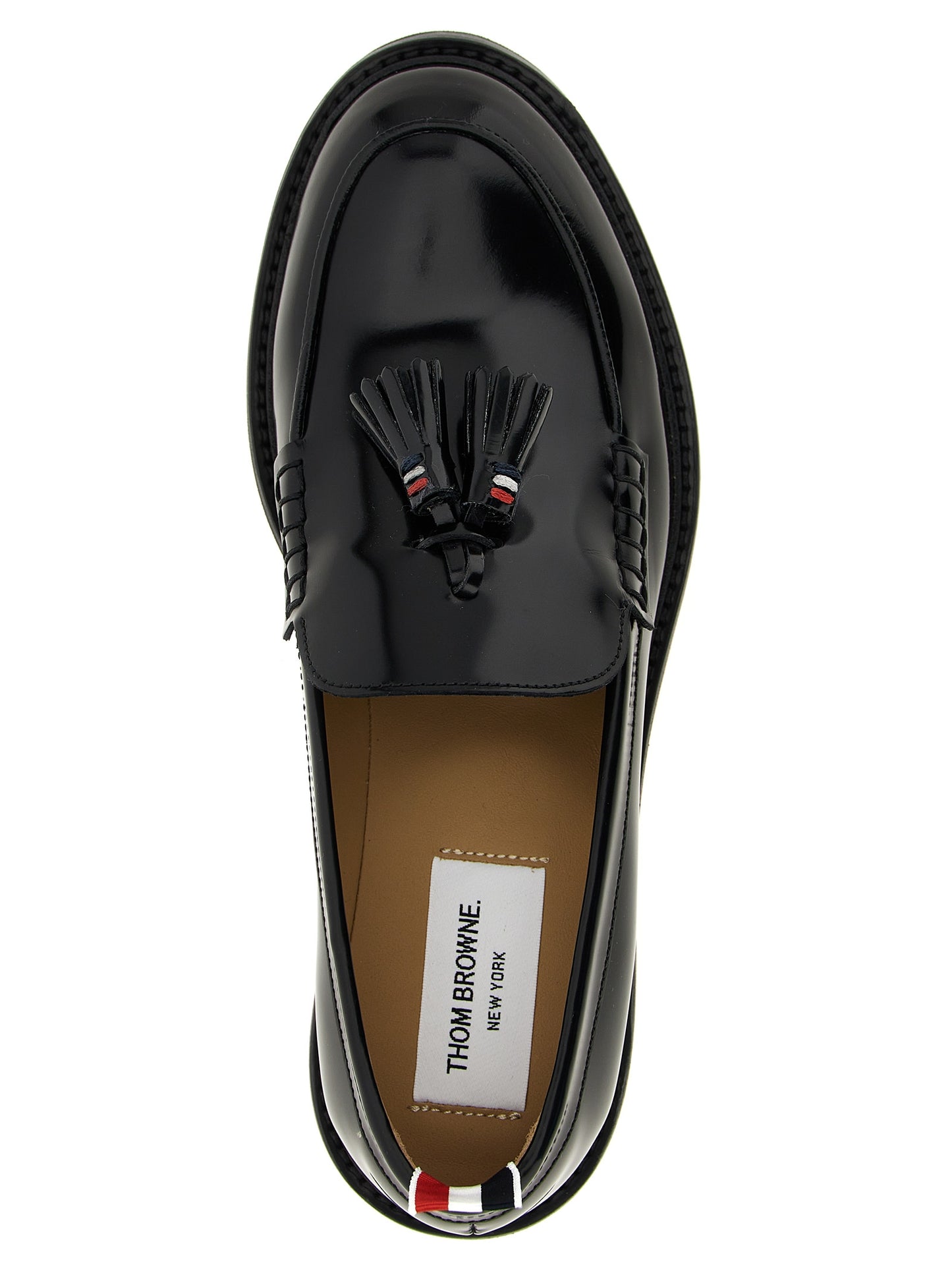 Black Calfskin Slip-On Loafers