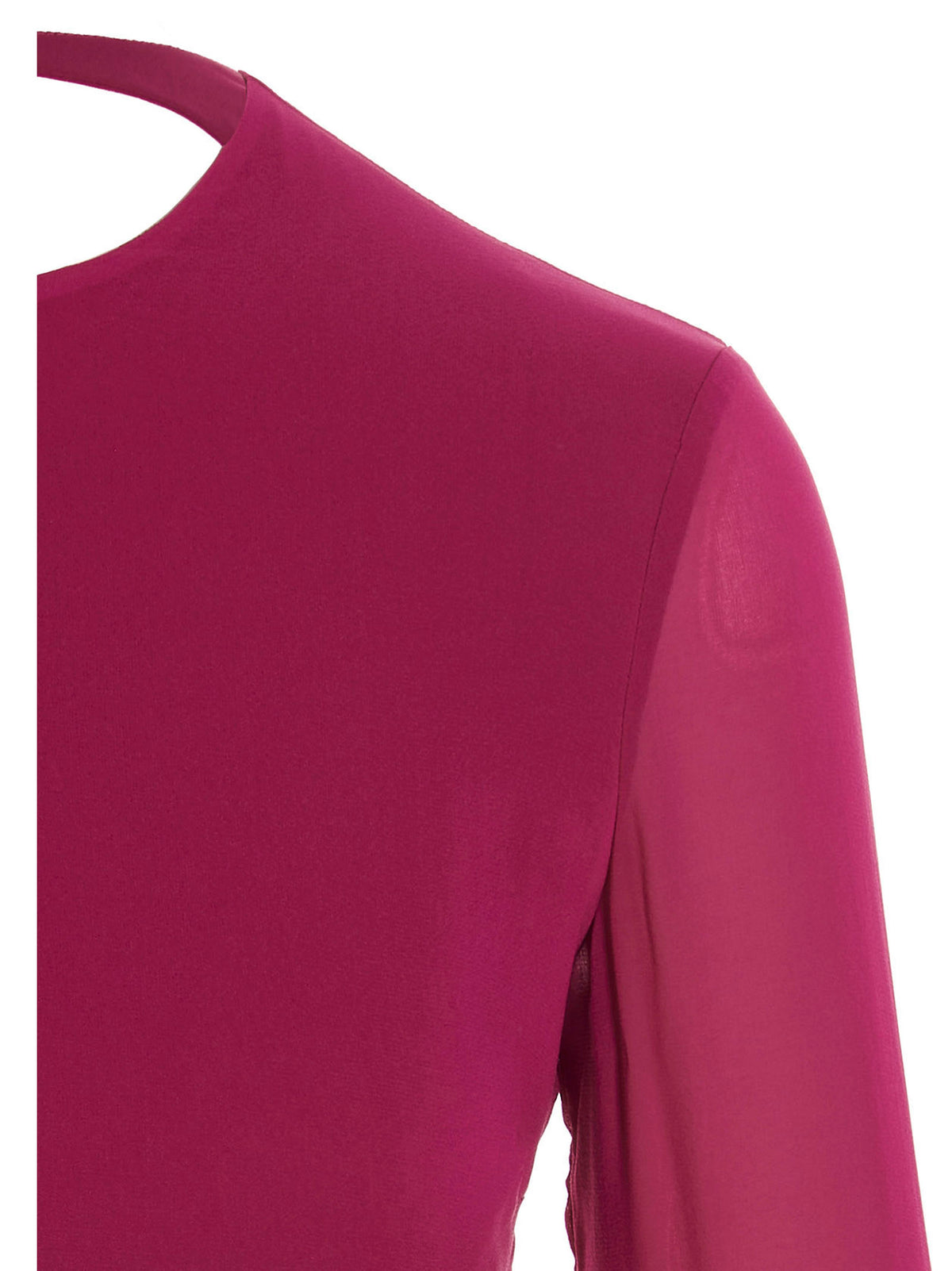 Fuchsia Silk Shirt