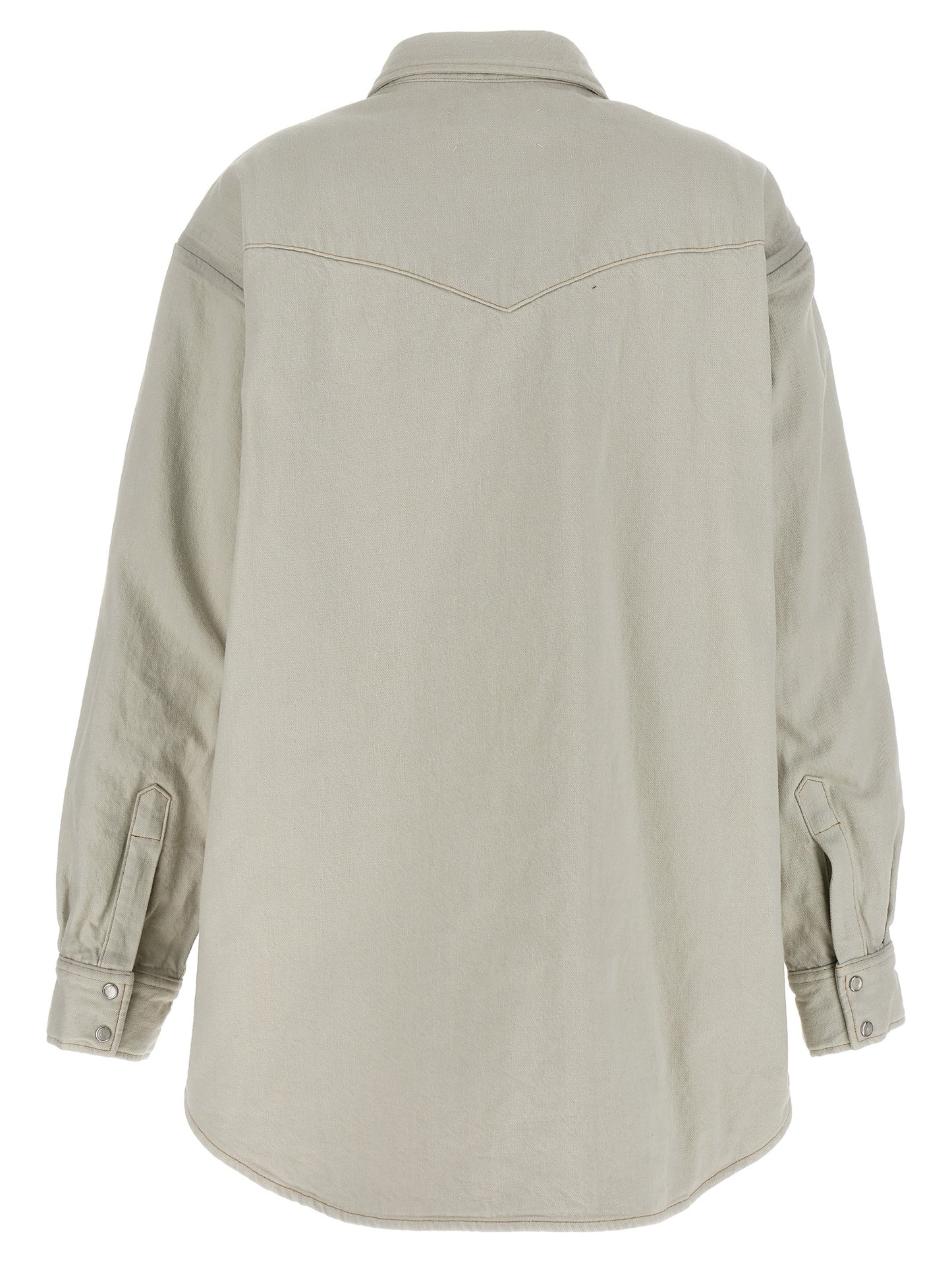 White Cotton Denim Jacket