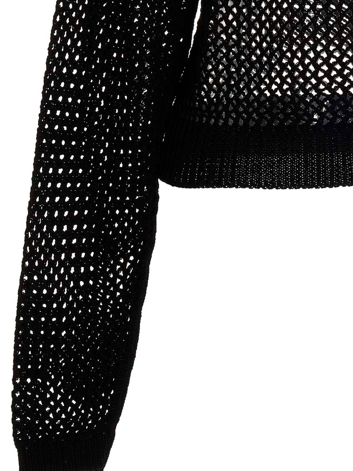 Black Cotton Cardigan
