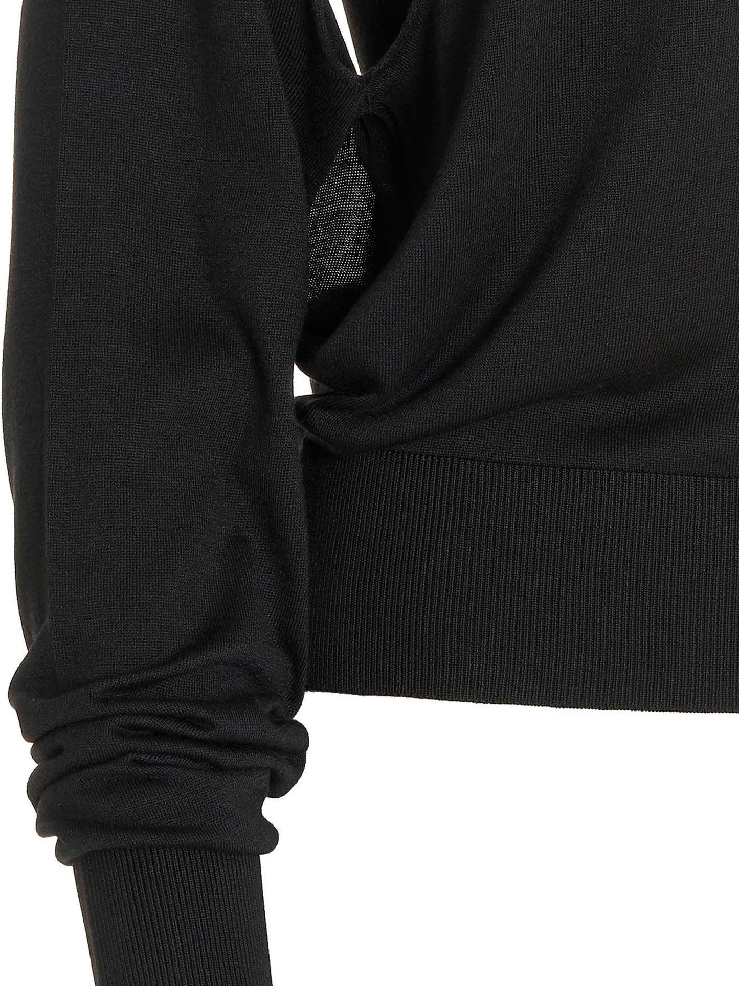 Black Silk Cardigan