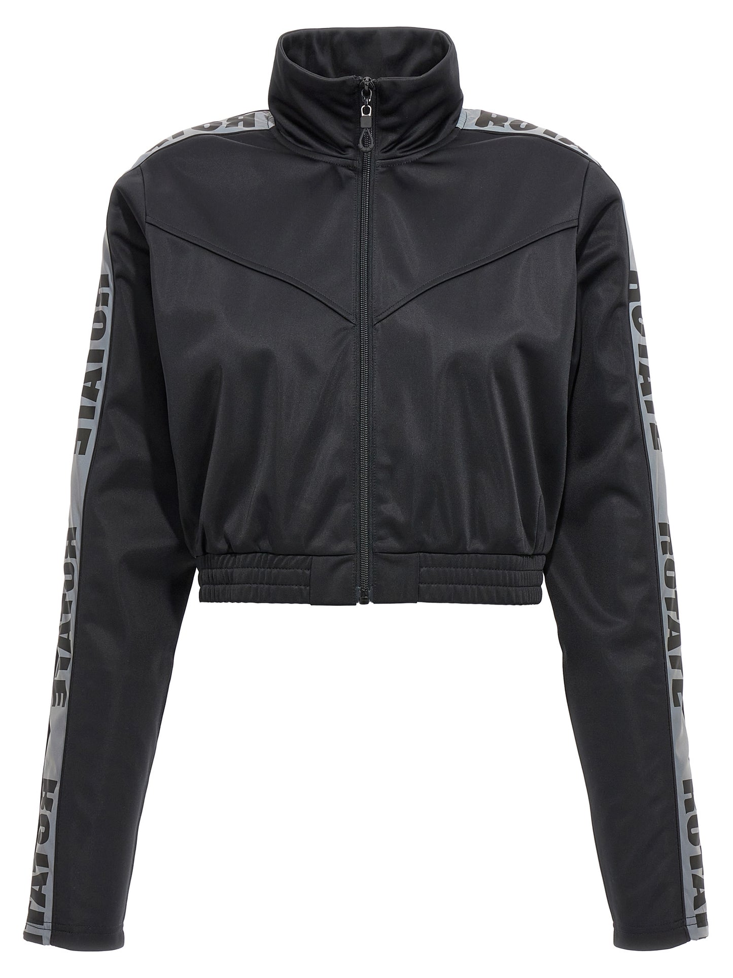 Black Polyester Sweatshirt