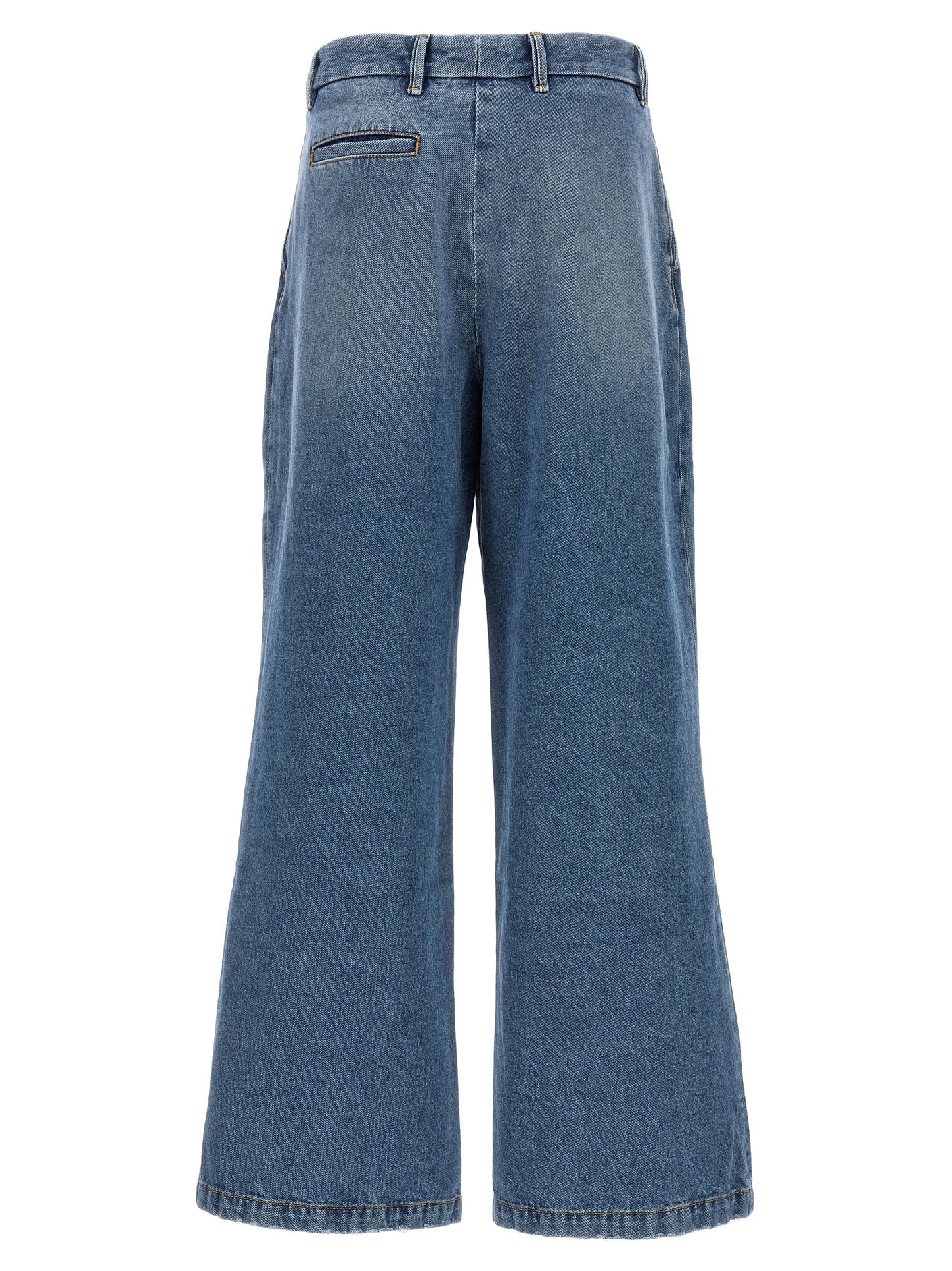 Blue Cotton Jeans Denim