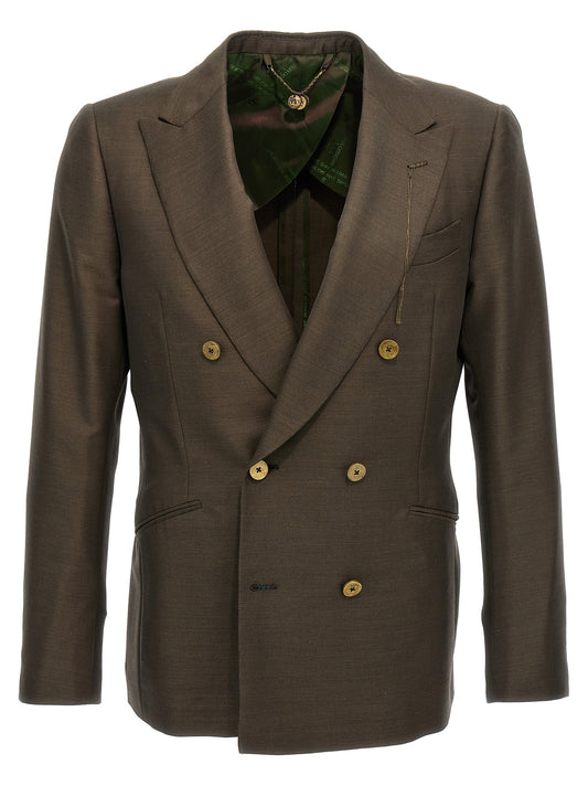 Bicolor Wool Blazer